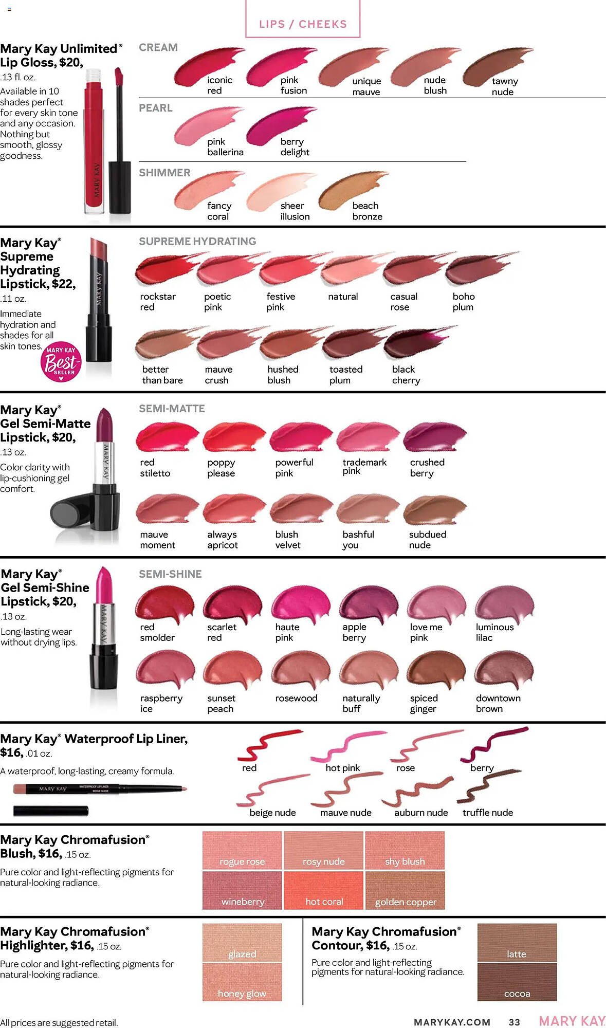 Mary Kay weekly ad
