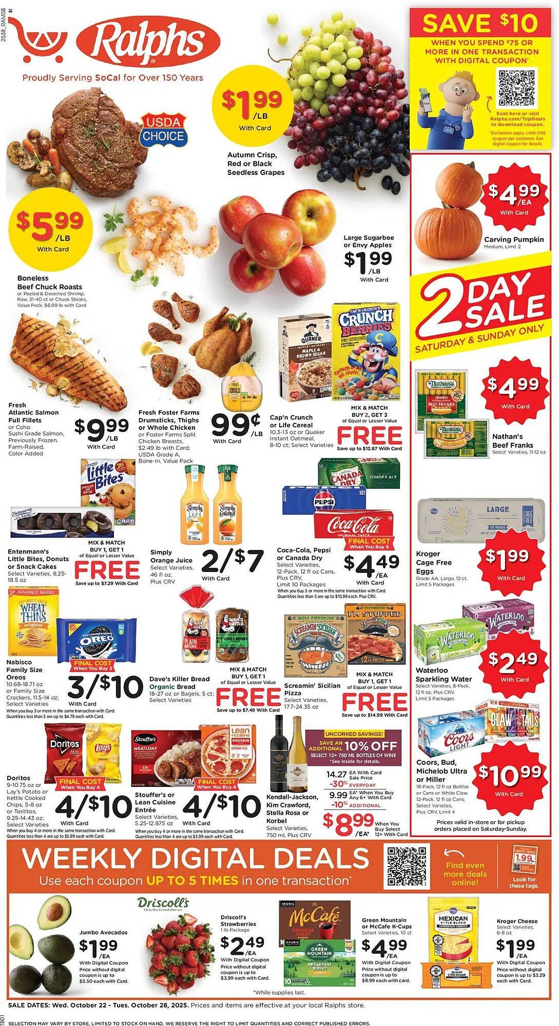 Ralphs weekly ad (2025-10-22 - 2025-10-28) | 1