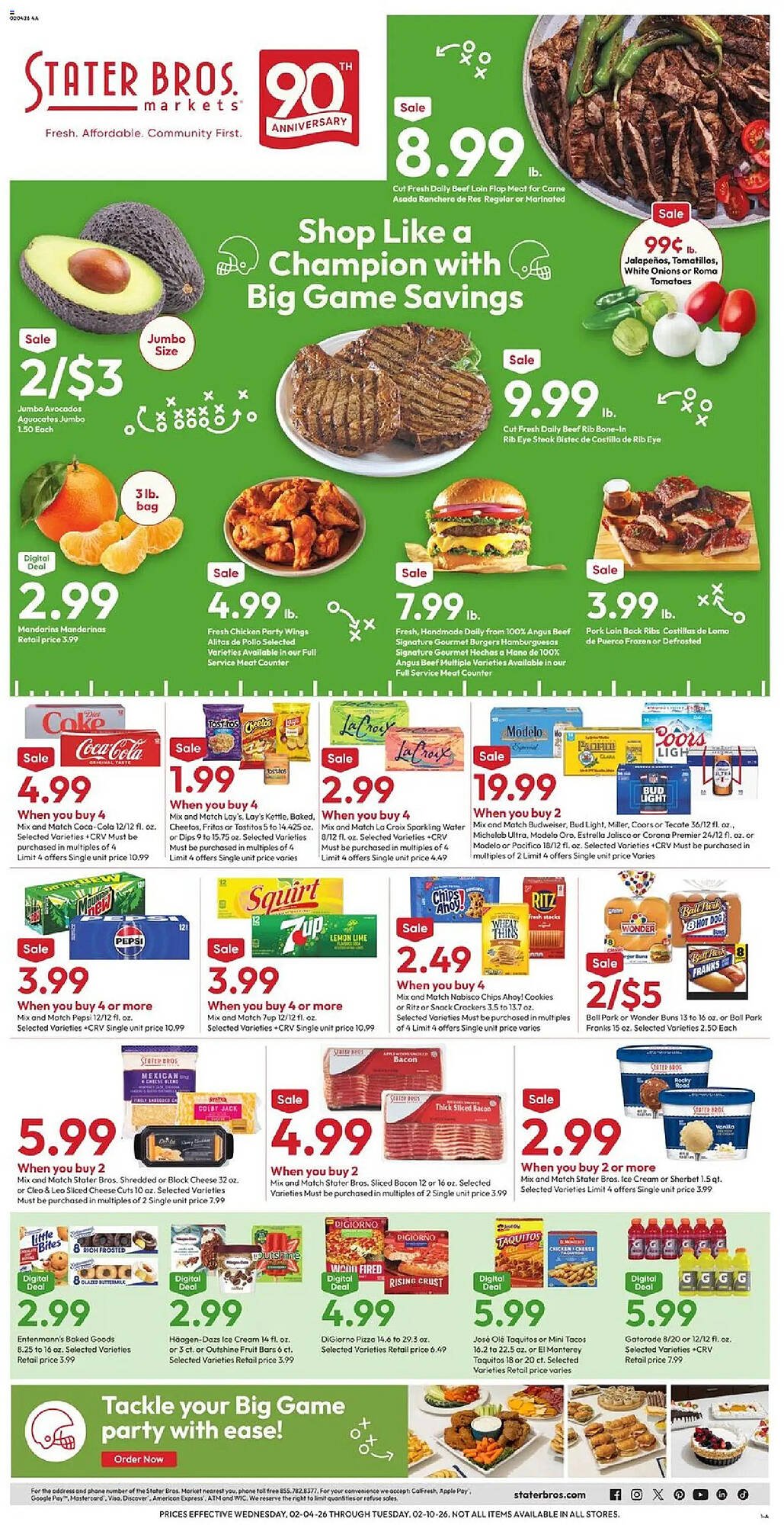 Stater Bros weekly ad