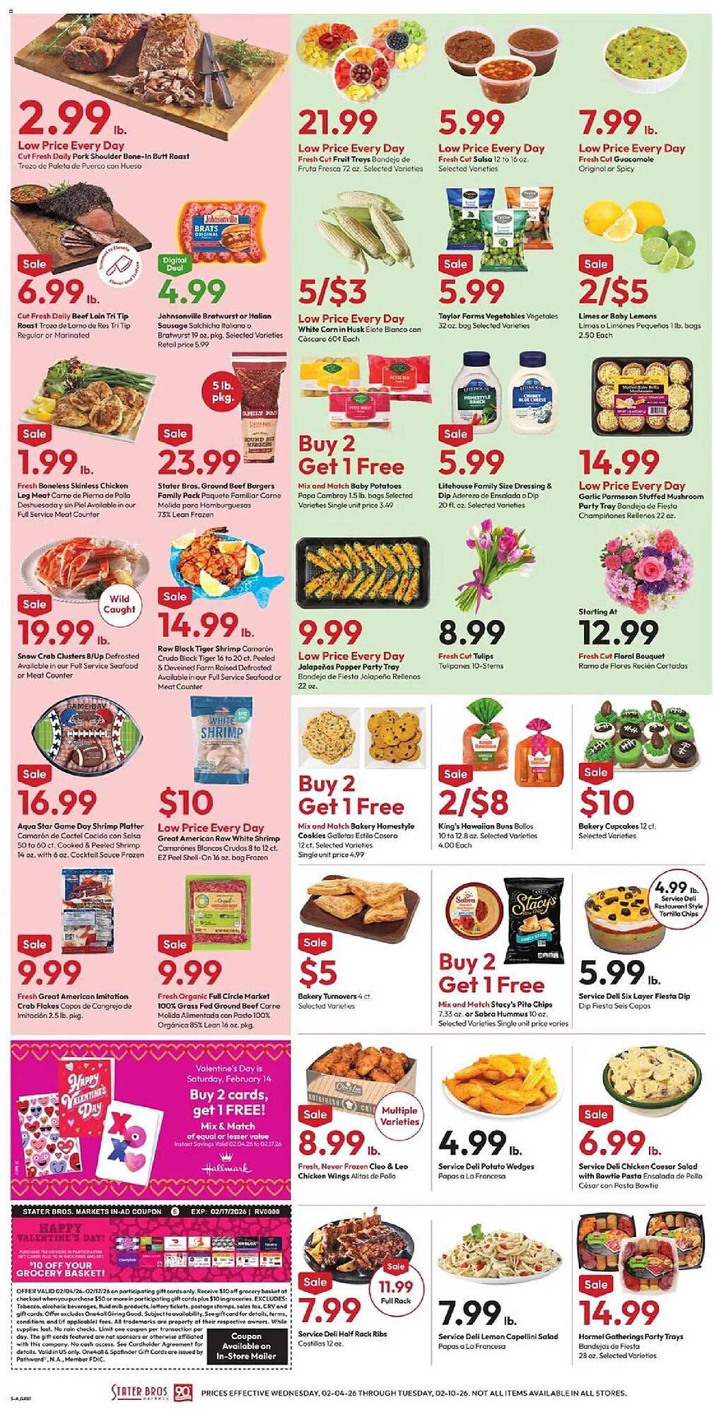 Stater Bros weekly ad