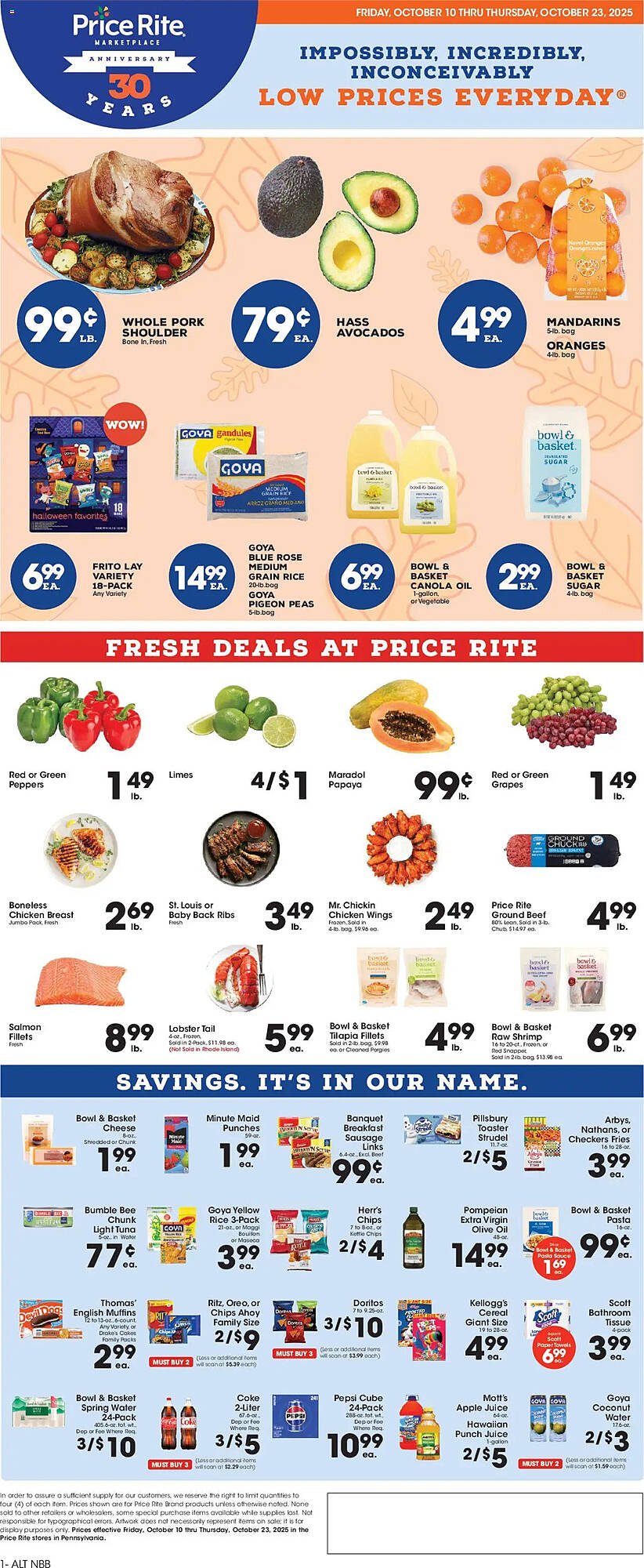 Price Rite circular (2025-10-10 - 2025-10-23) | 1