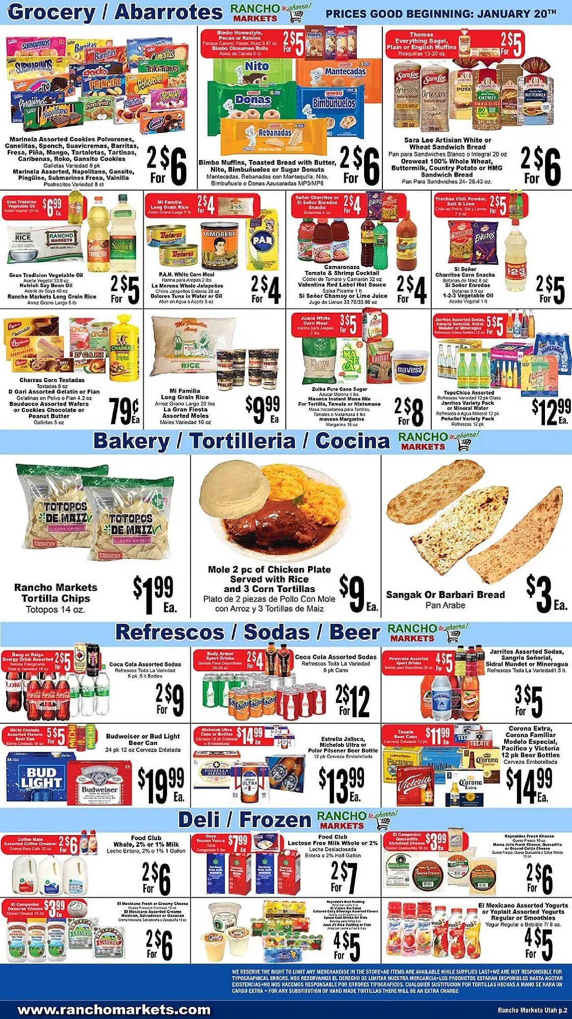 Rancho Markets weekly ad