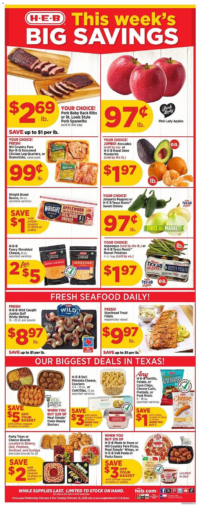 H-E-B weekly ad