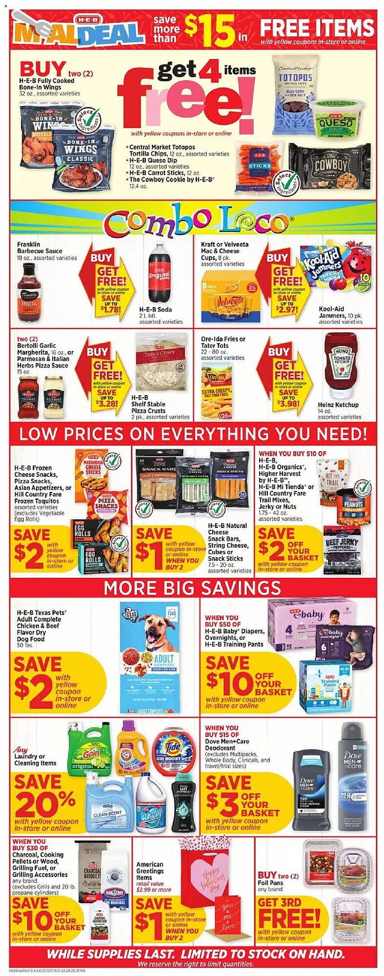 H-E-B weekly ad