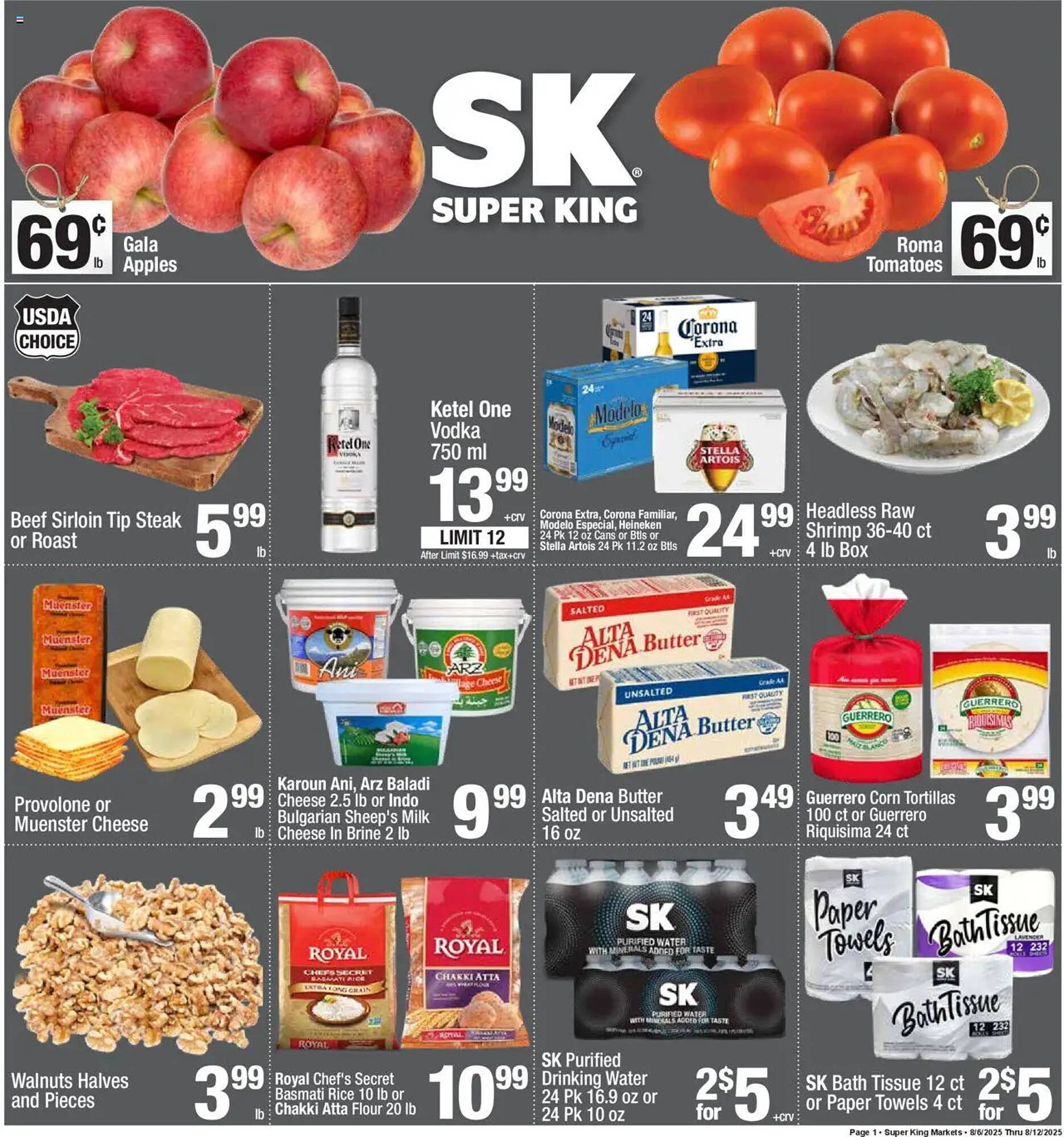 Super King Markets Weekly Ad (2025-08-06 - 2025-08-12) | 1