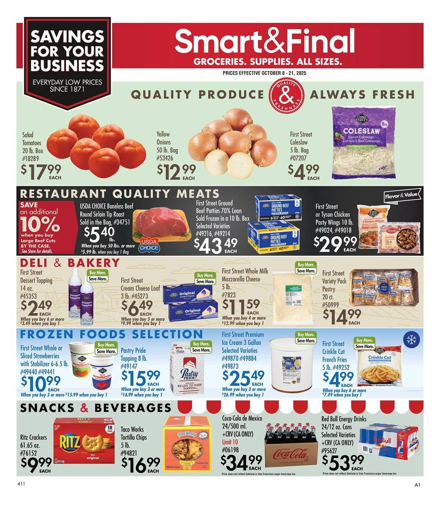 Smart &amp; Final weekly ad (2025-10-08 - 2025-10-21) | 1