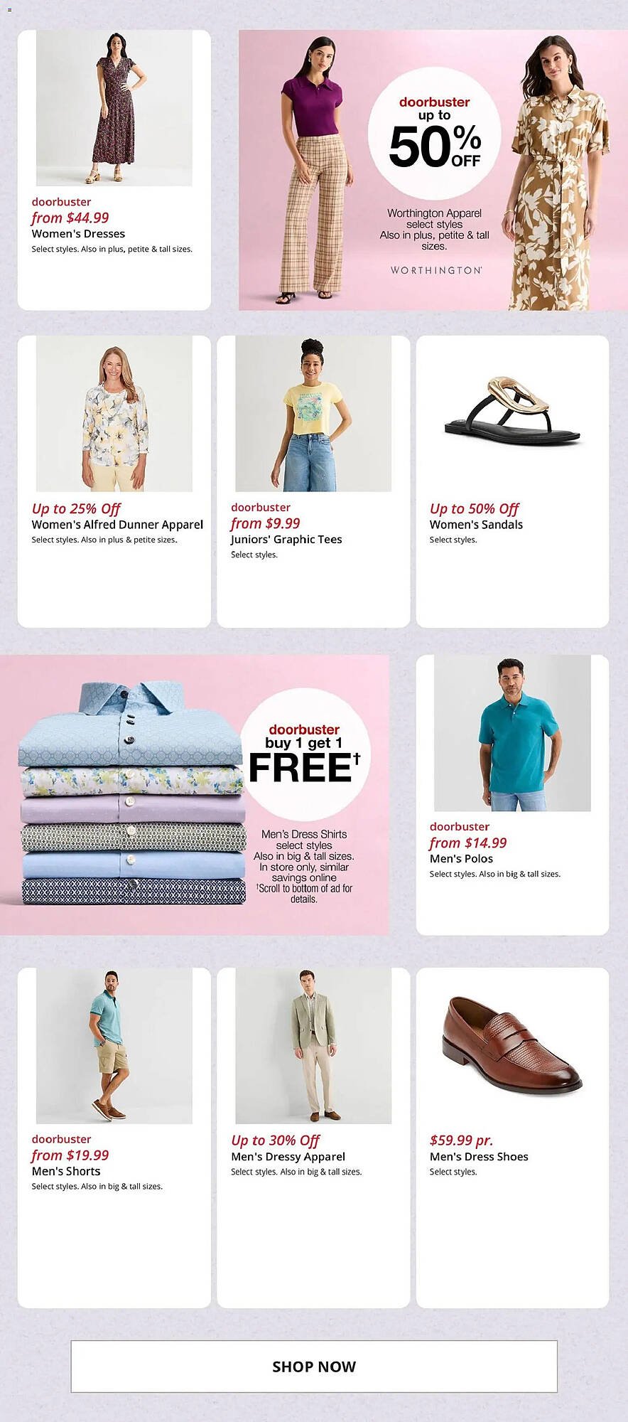 JC Penney weekly ad