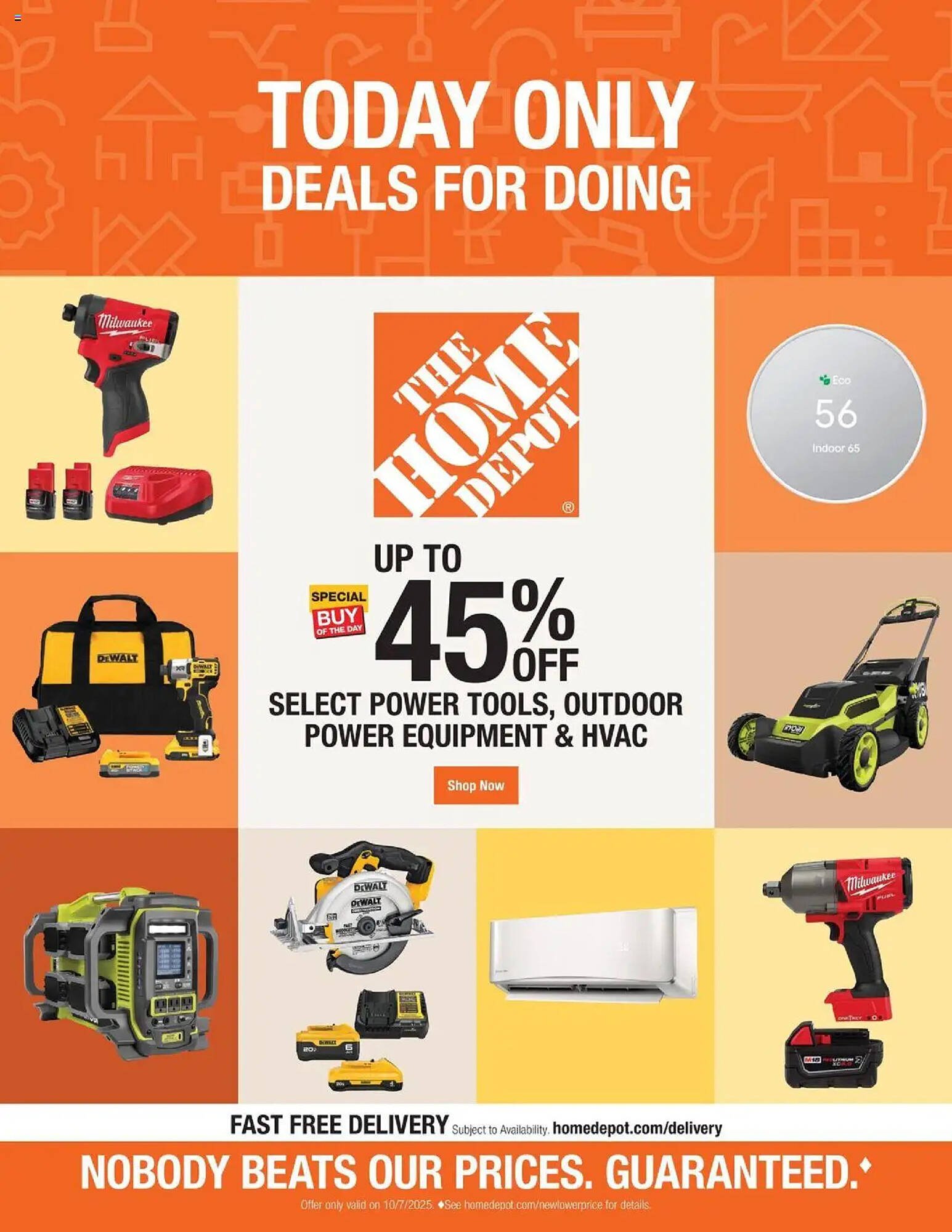 The Home Depot flyer (2025-10-07 - 2025-10-08) | 1