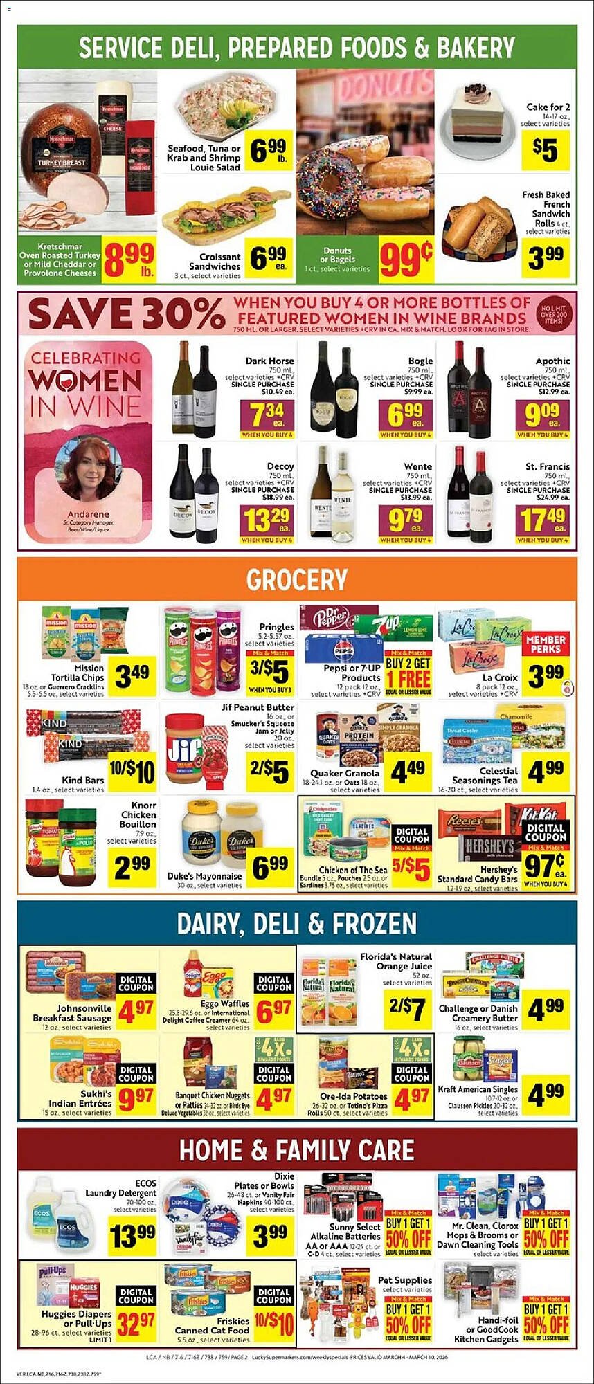 Lucky Supermarkets weekly ad