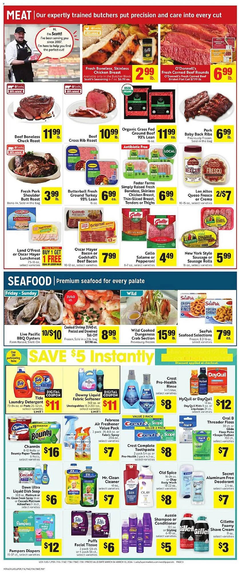 Lucky Supermarkets weekly ad