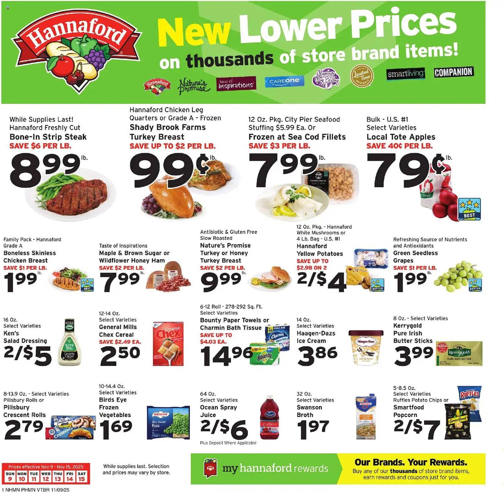Hannaford flyer (2025-11-09 - 2025-11-15) | 1