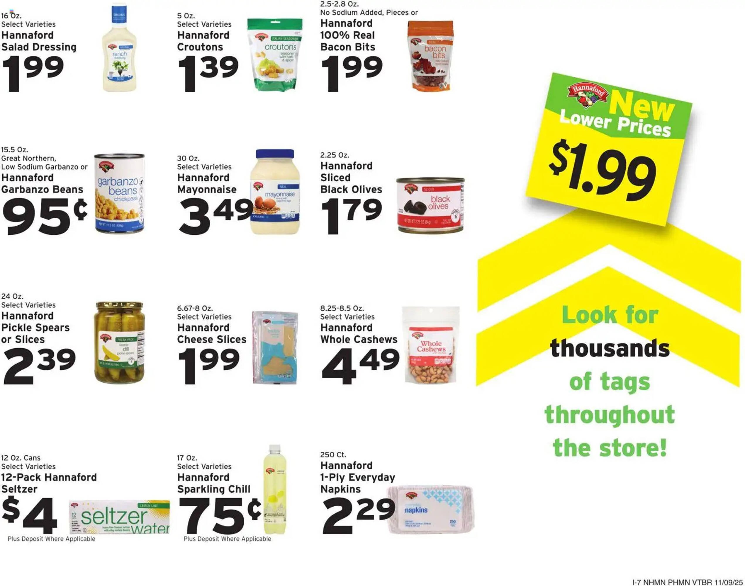 Hannaford flyer (2025-11-09 - 2025-11-15) | 15