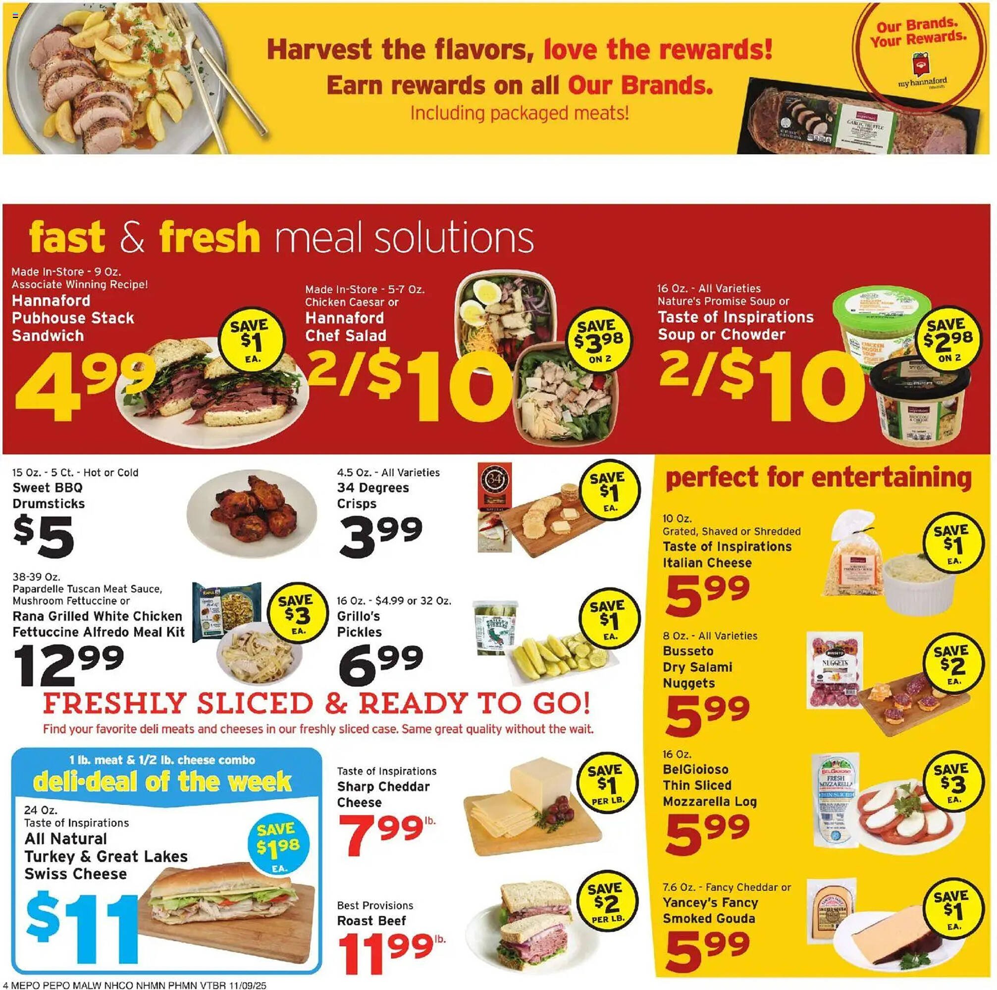 Hannaford flyer (2025-11-09 - 2025-11-15) | 4