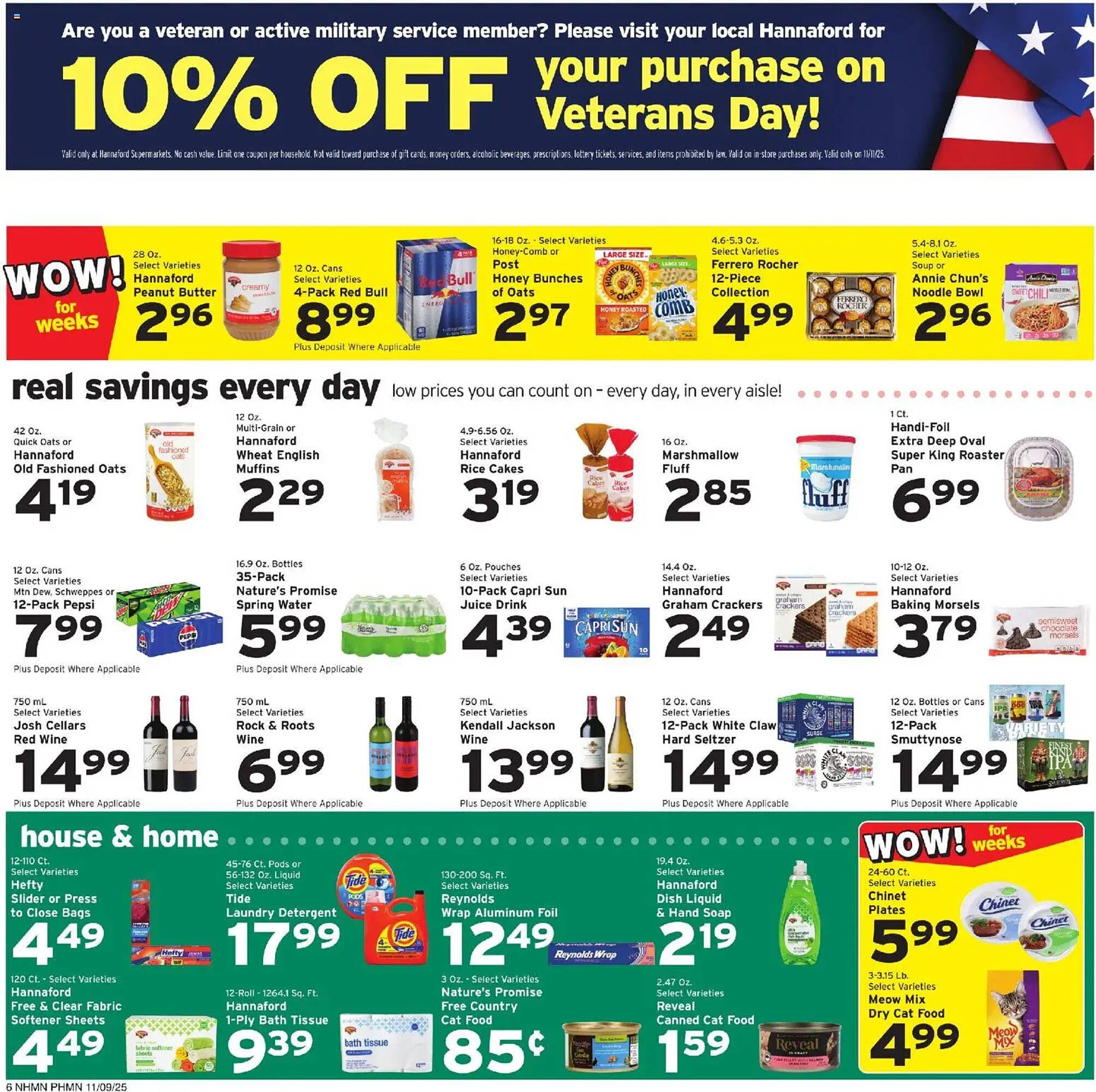 Hannaford flyer (2025-11-09 - 2025-11-15) | 6