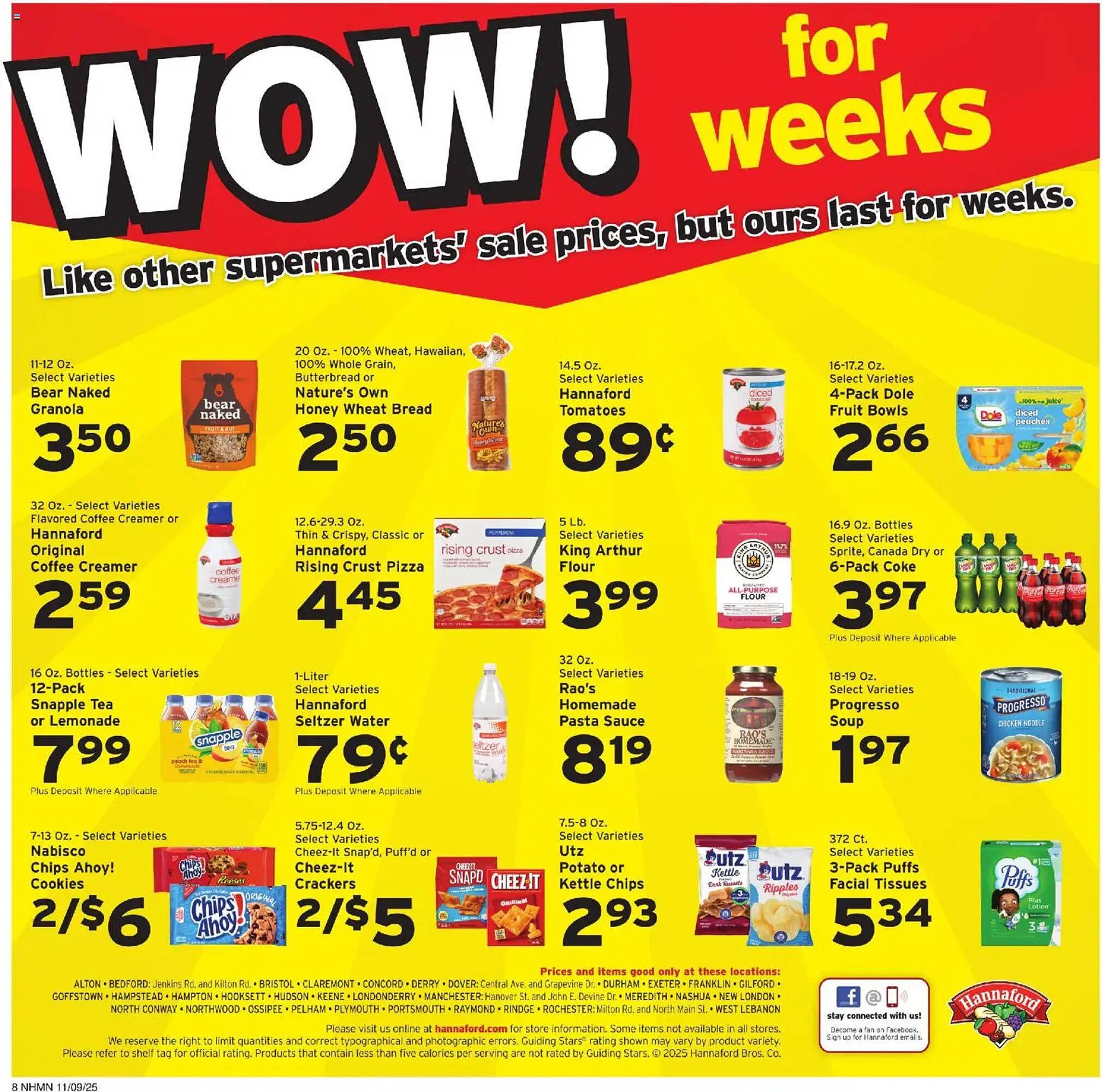 Hannaford flyer (2025-11-09 - 2025-11-15) | 8