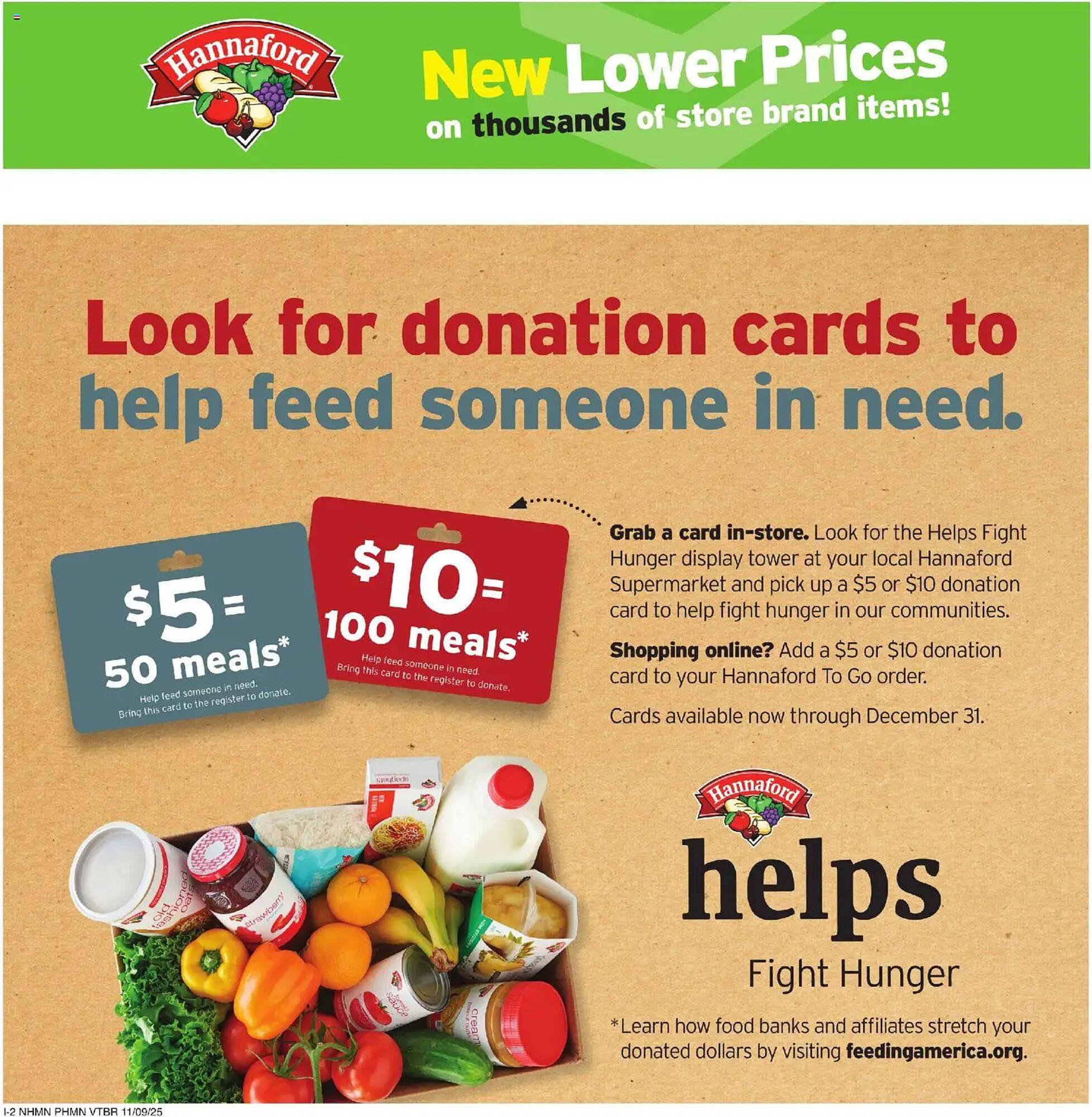 Hannaford flyer (2025-11-09 - 2025-11-15) | 10
