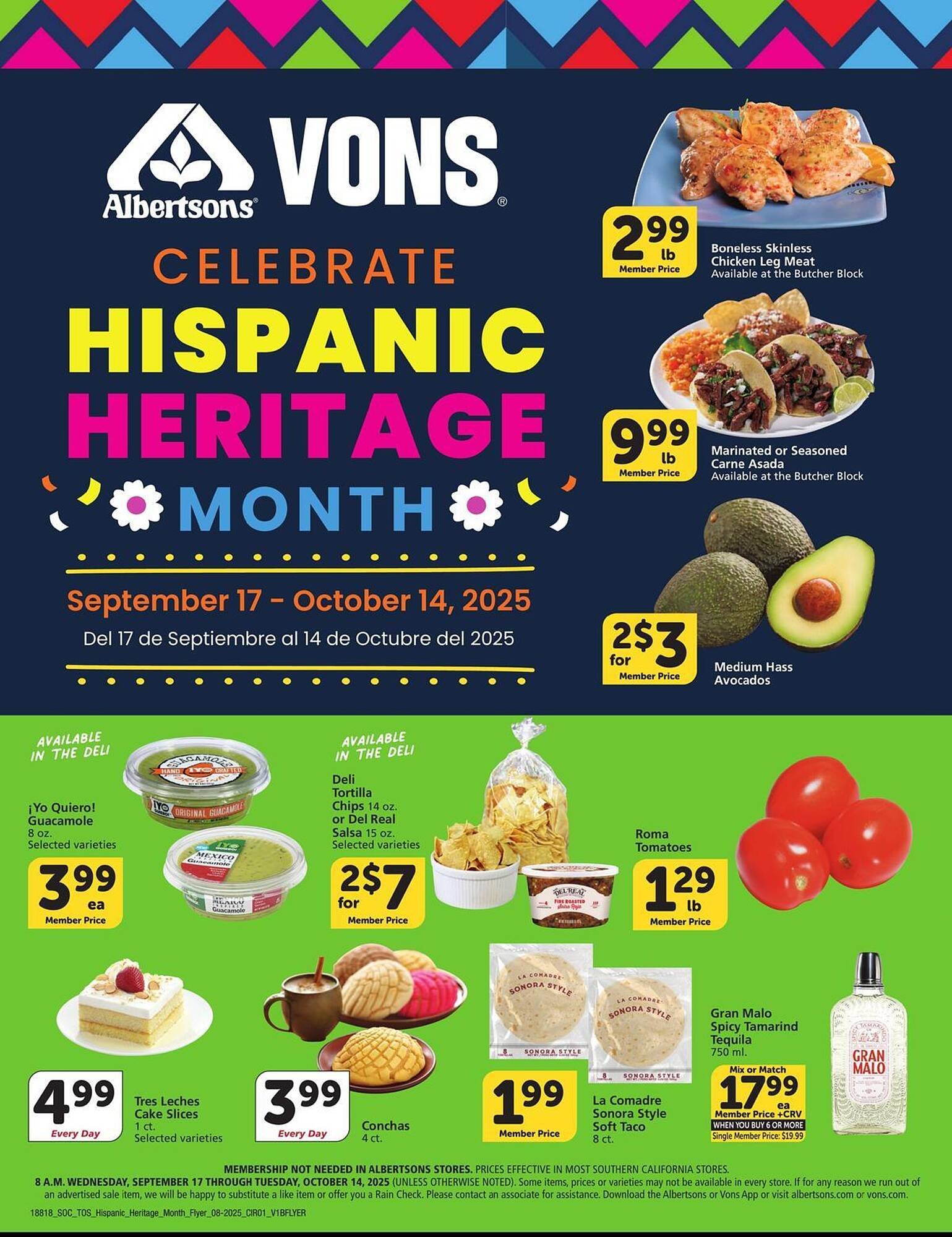 Vons weekly ad (2025-09-17 - 2025-10-14) | 1