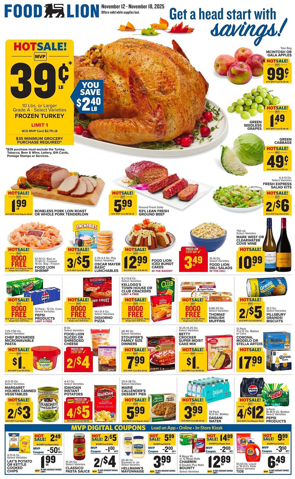 Food Lion weekly ad (2025-11-12 - 2025-11-18) | 1