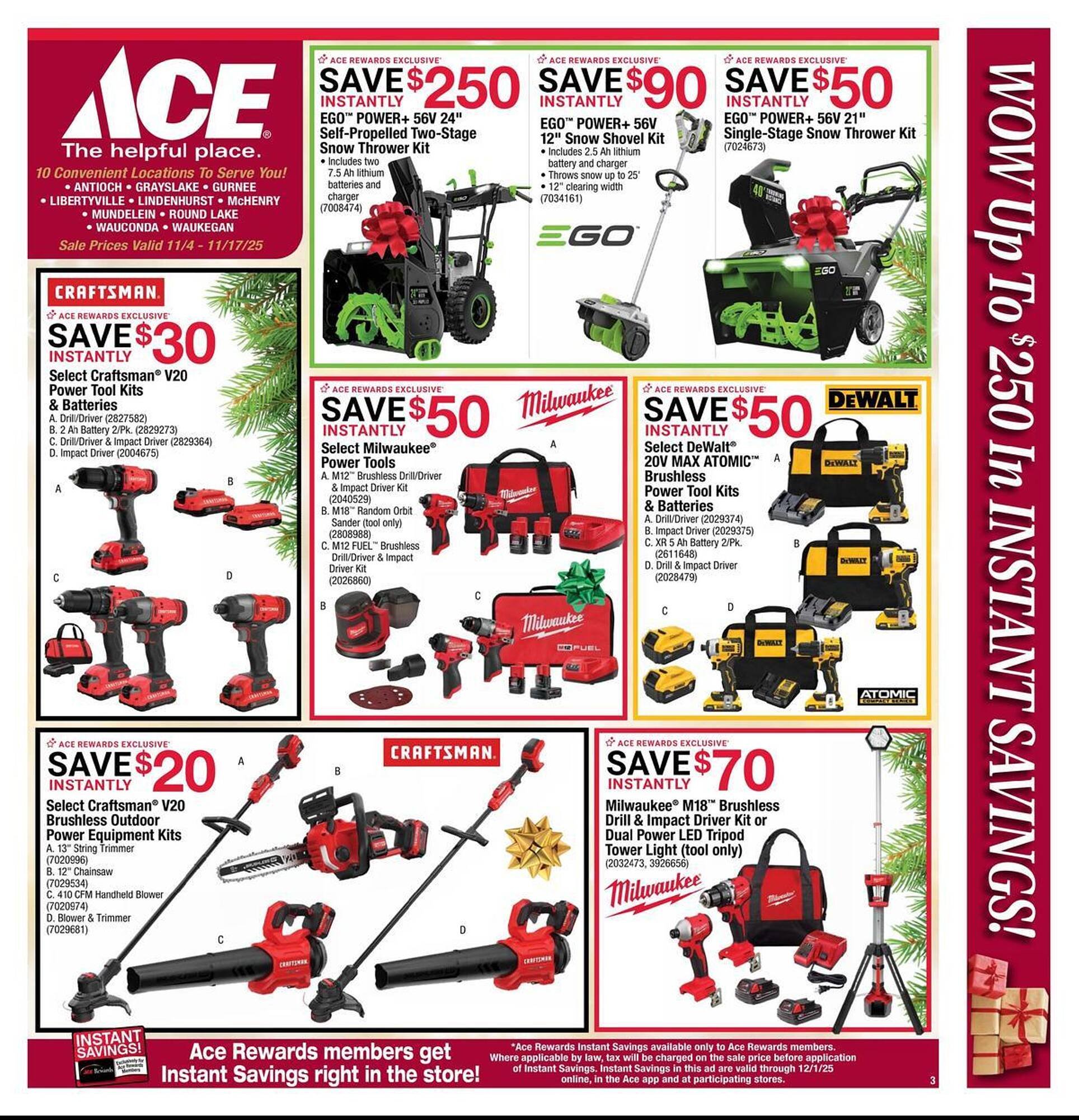 Ace Hardware flyer (2025-11-04 - 2025-11-17) | 3