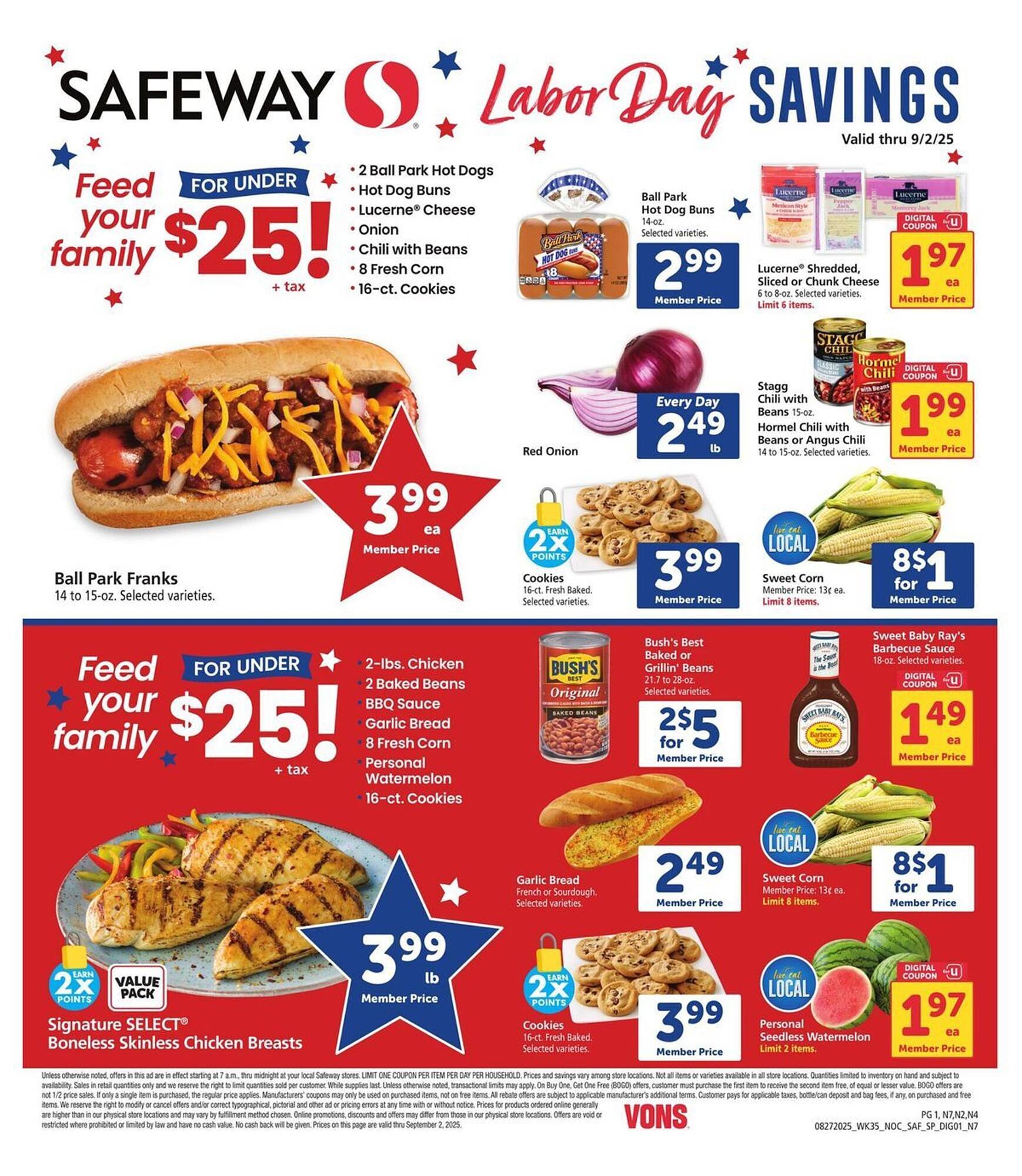 Vons Weekly Ad (2025-08-27 - 2025-09-02) | 1