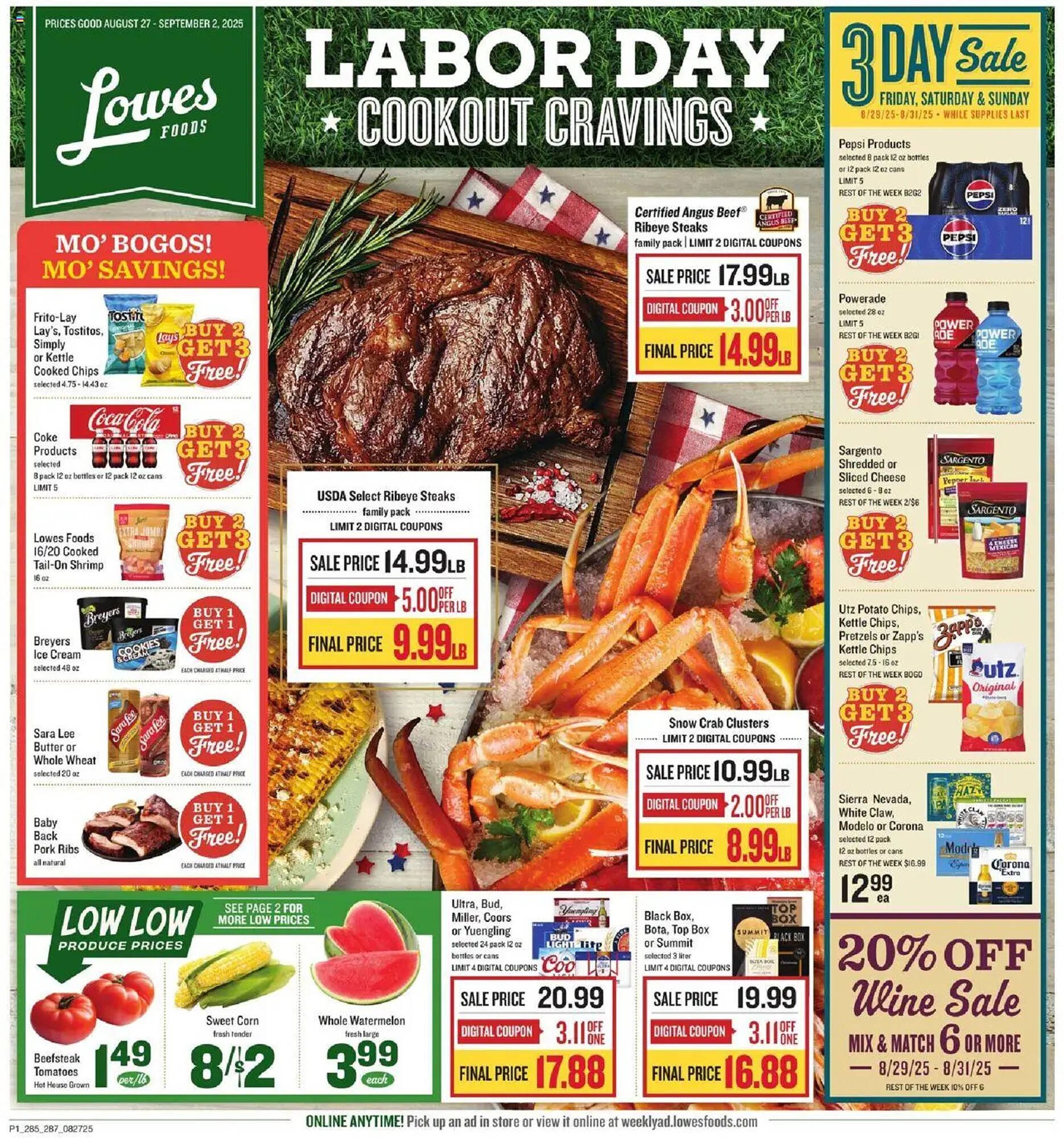 Lowes Foods Weekly Ad (2025-08-27 - 2025-09-03) | 1
