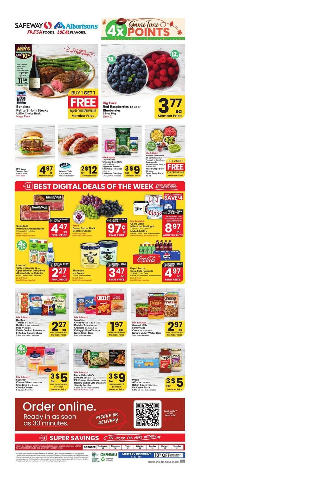 Albertsons weekly ad (2025-10-15 - 2025-10-21) | 1