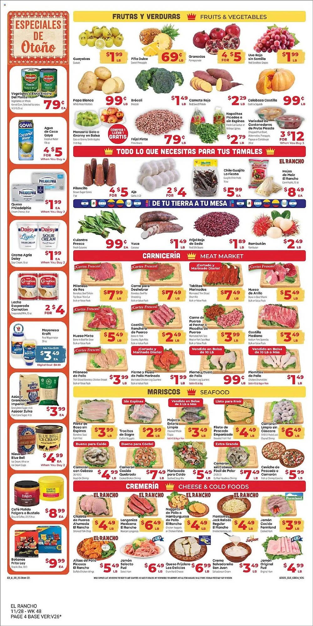 Supermercado El Rancho weekly ad