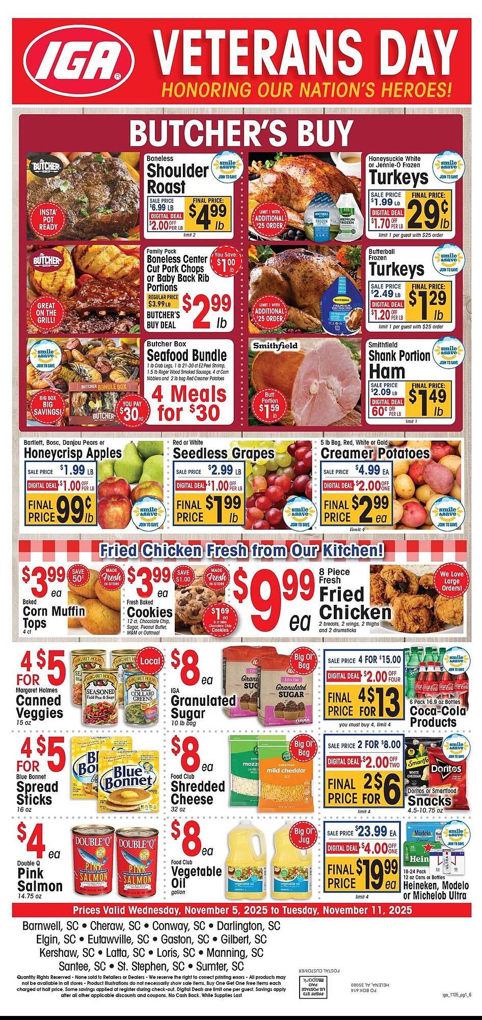 IGA weekly ad (2025-11-05 - 2025-11-11) | 1