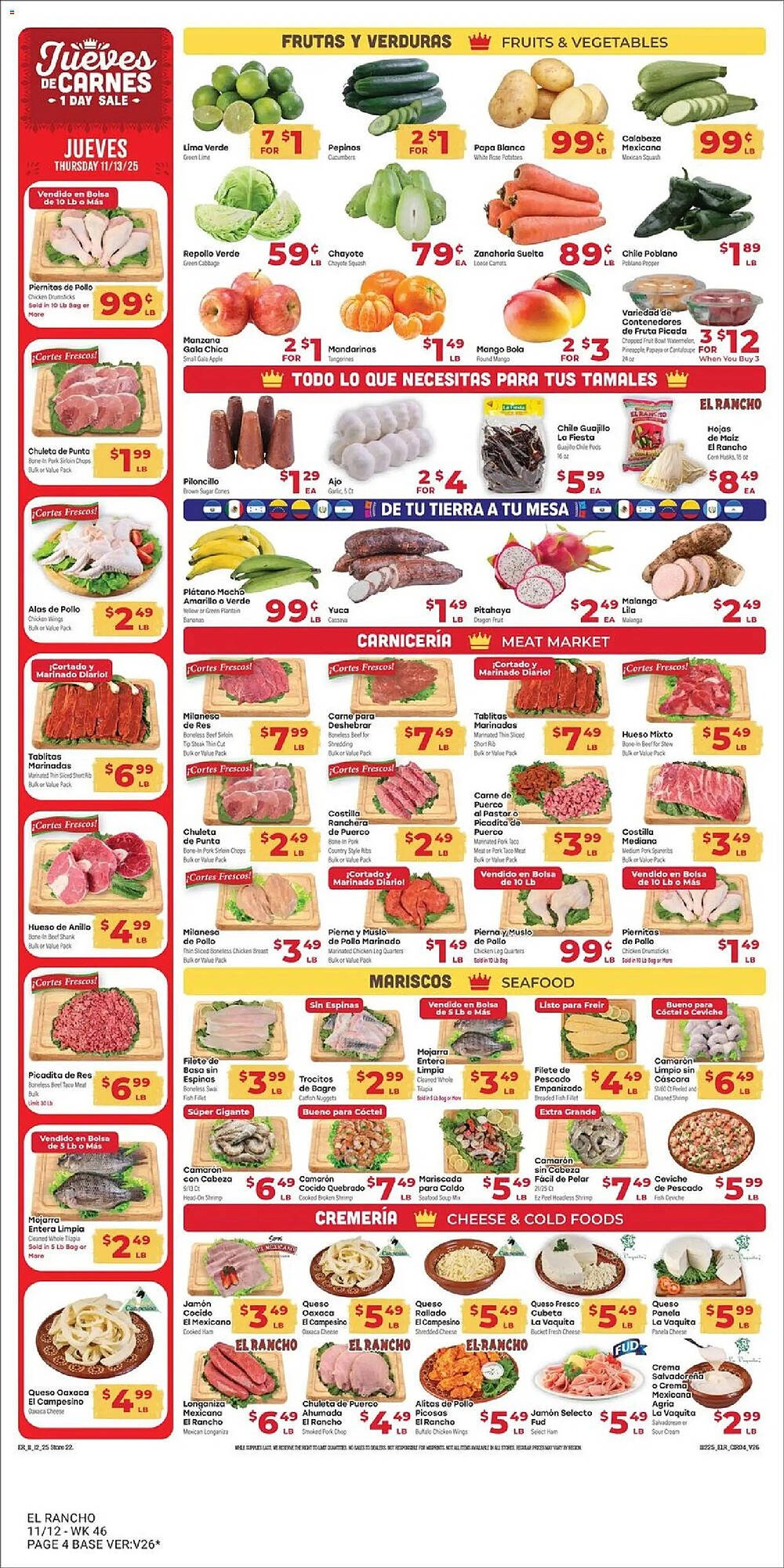 Supermercado El Rancho weekly ad (2025-11-12 - 2025-11-19) | 4