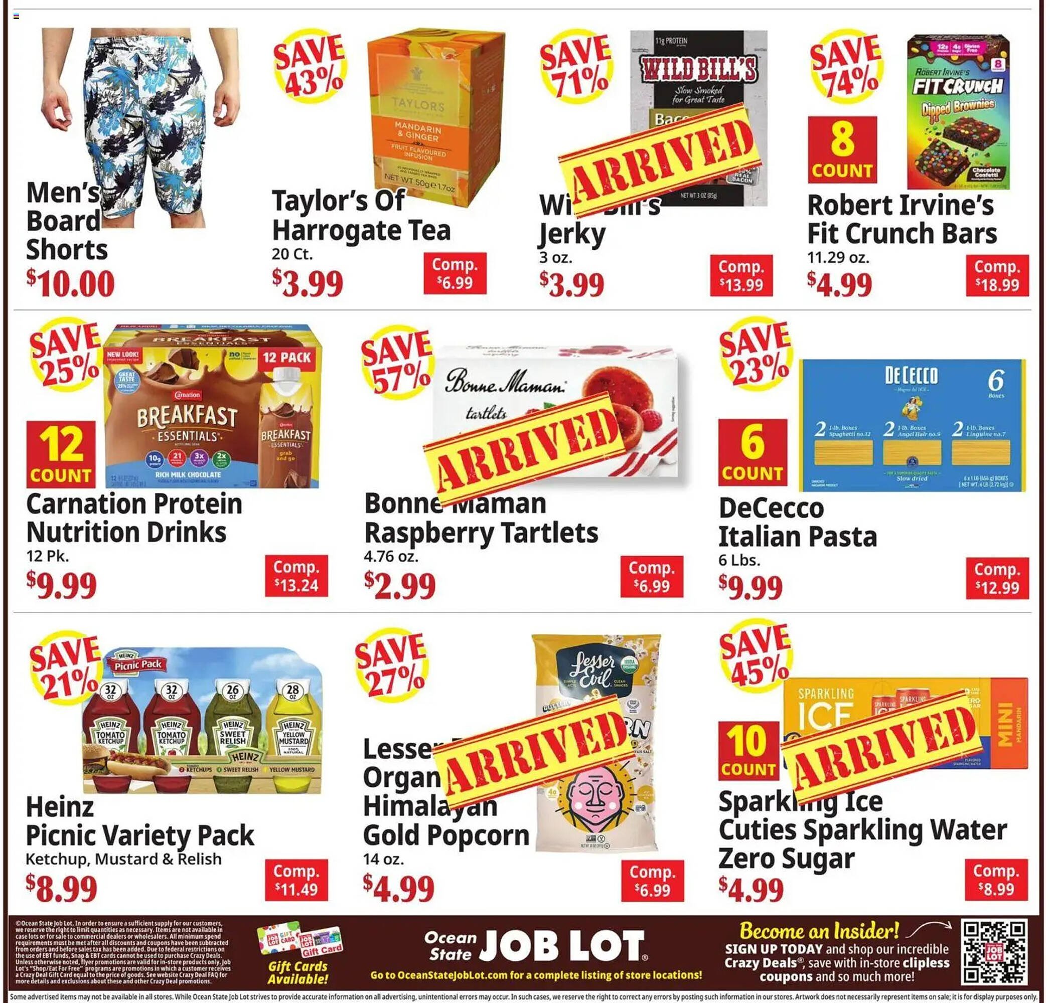Ocean State Job Lot flyer