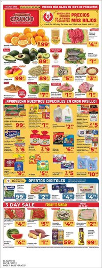 Supermercado El Rancho weekly ad