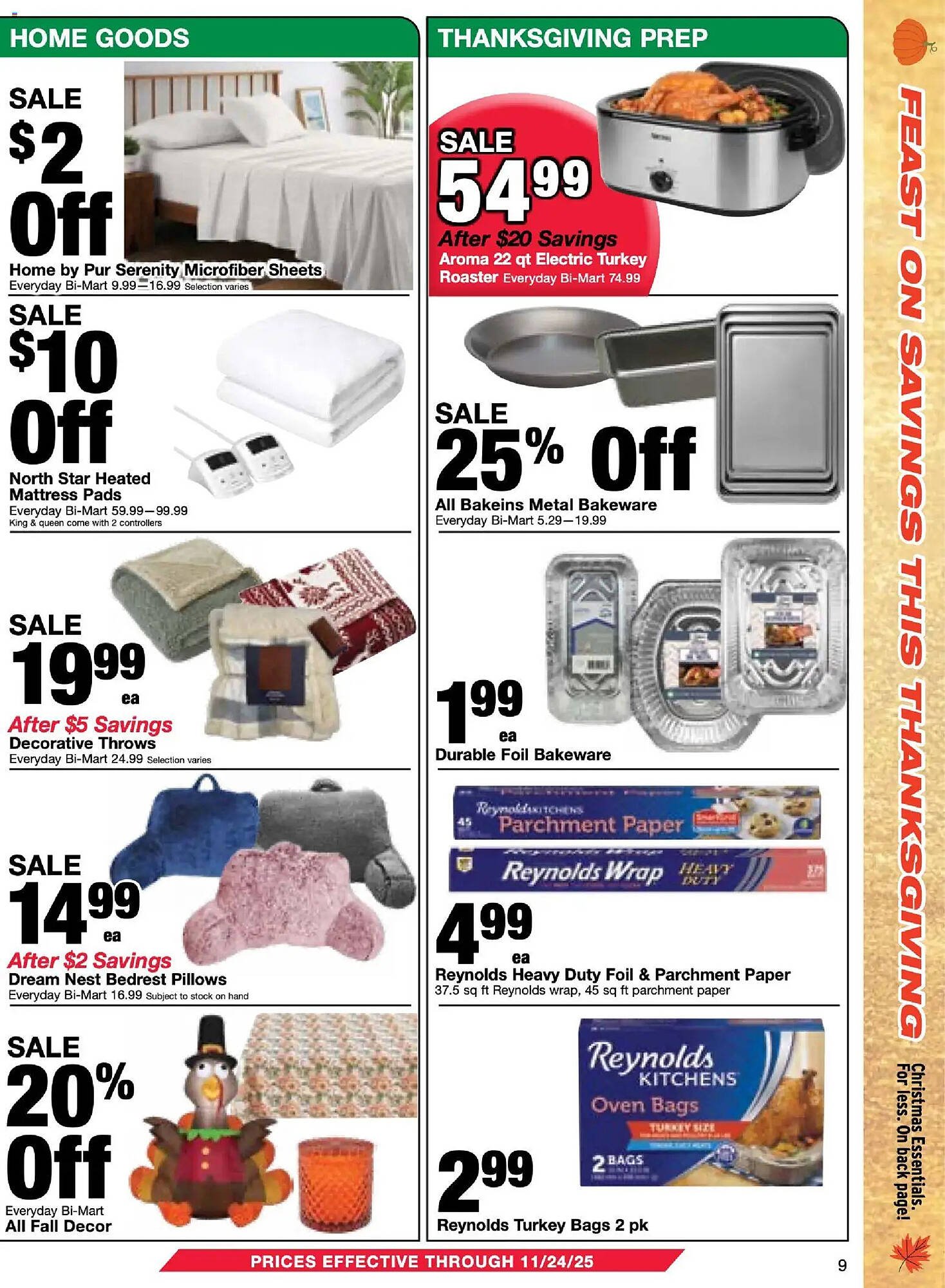 Bi-Mart weekly ad (2025-11-11 - 2025-11-25) | 9