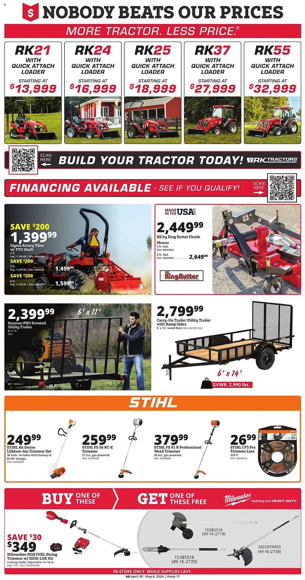 Rural King weekly ad