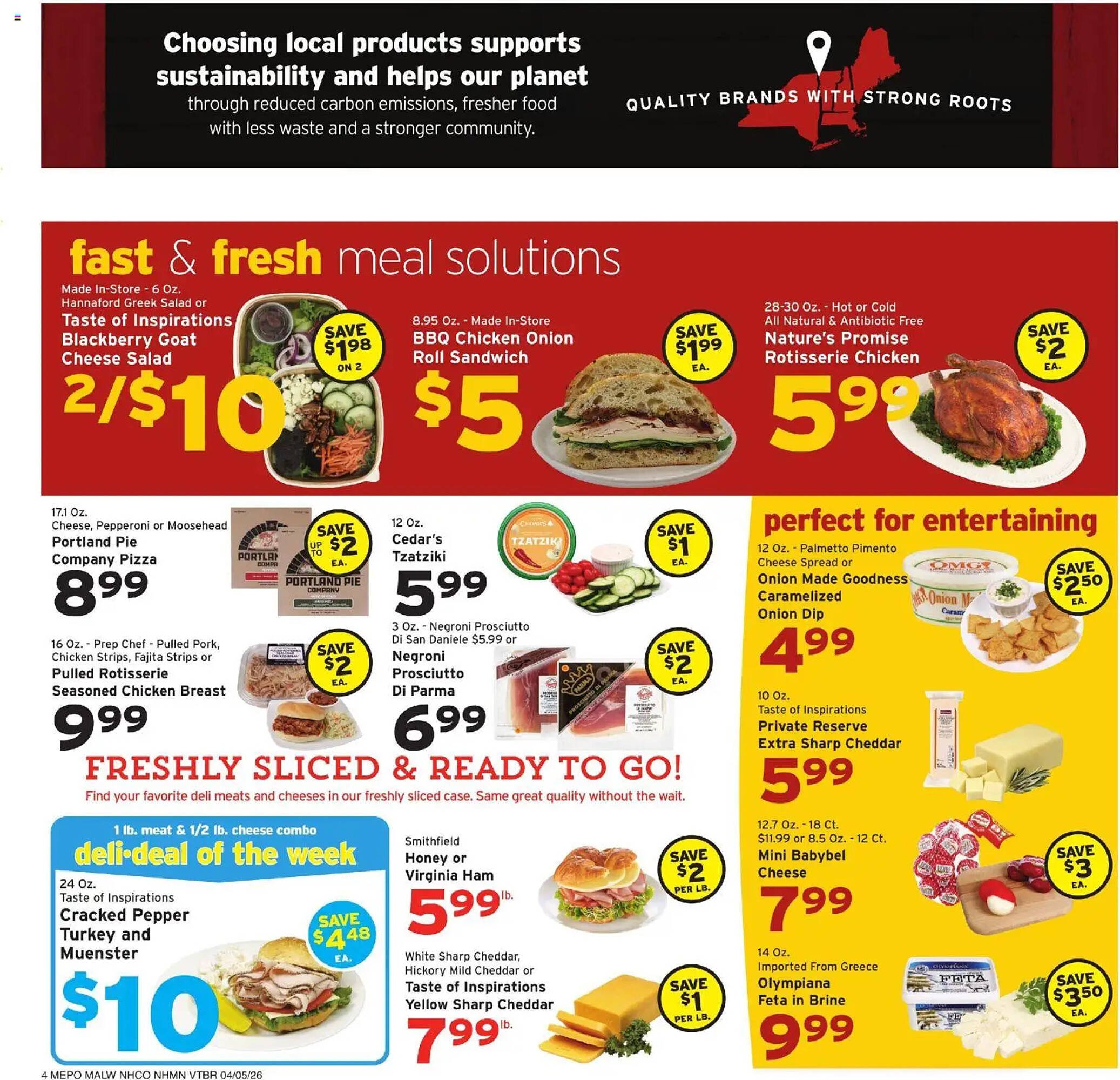 Hannaford flyer