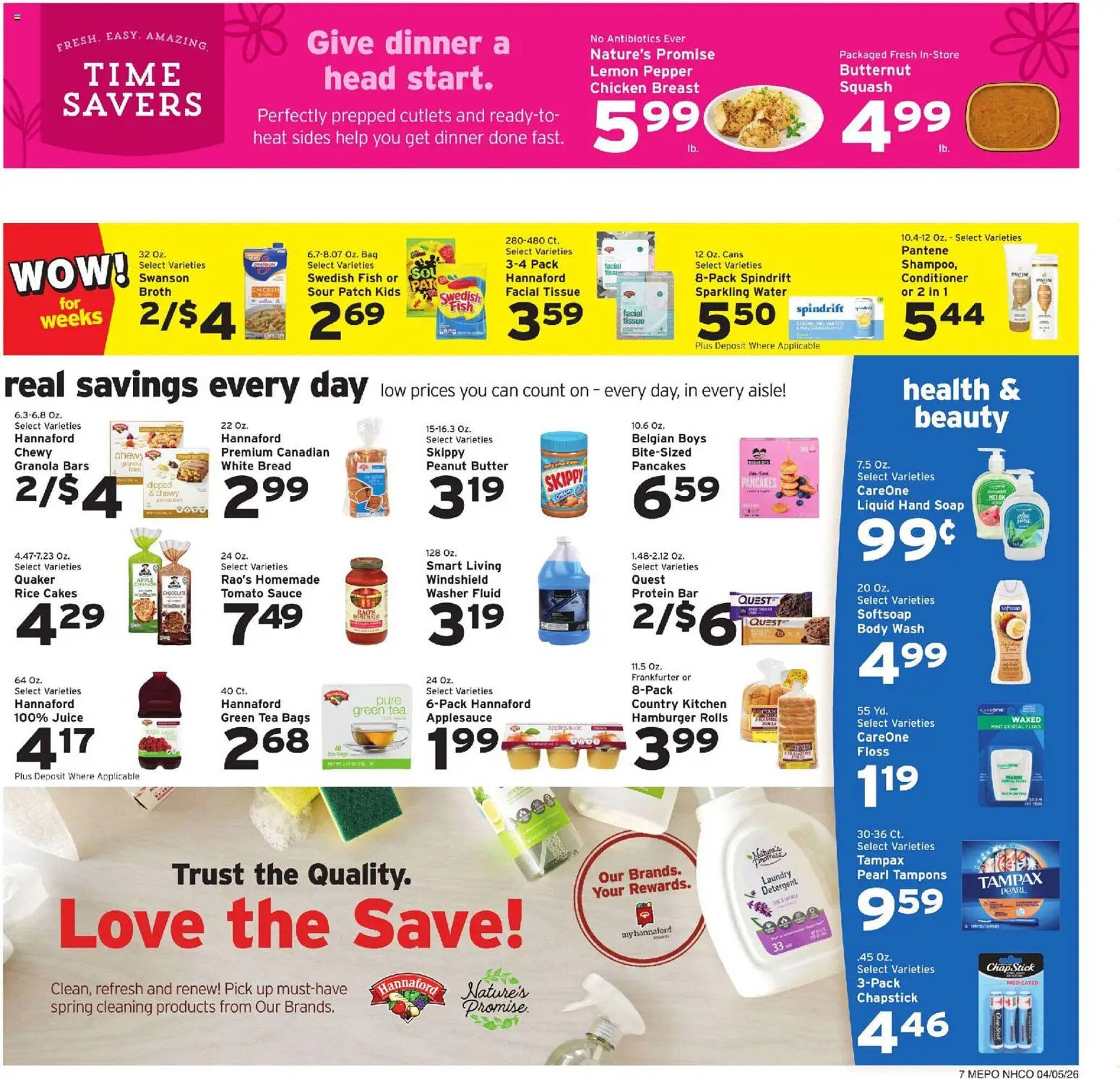 Hannaford flyer