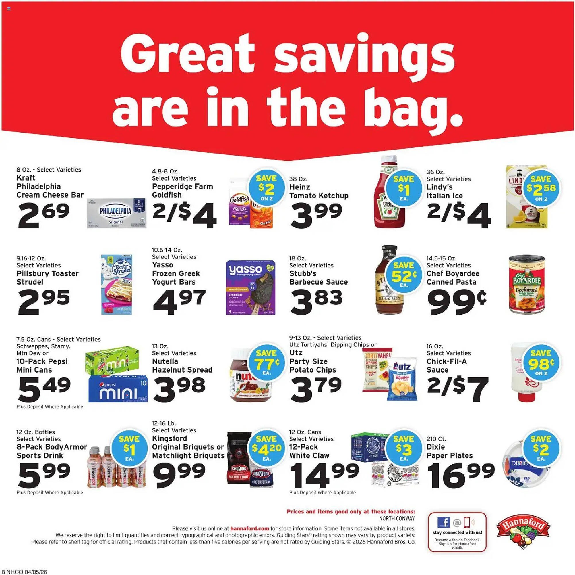 Hannaford flyer
