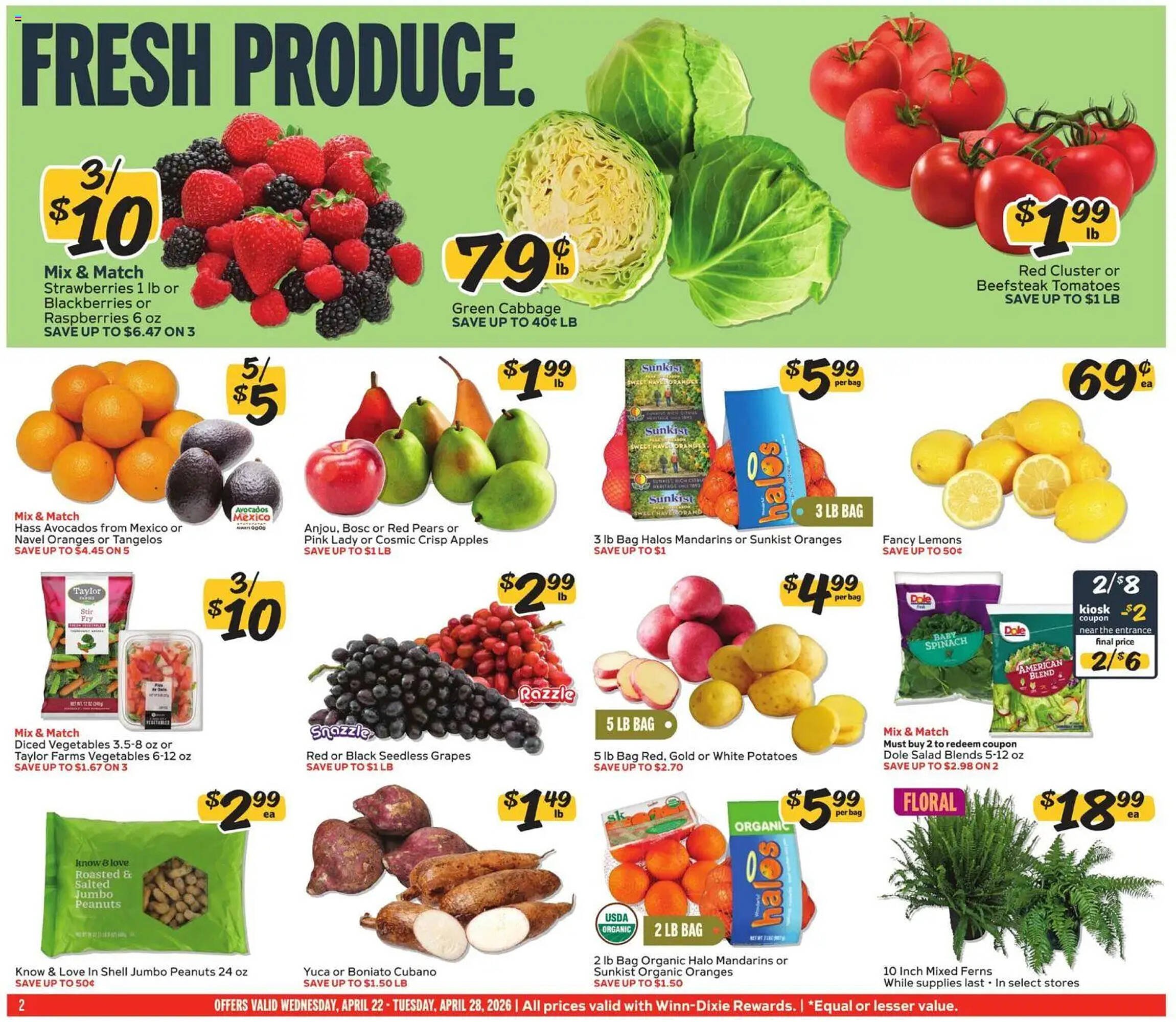 Winn Dixie weekly ad