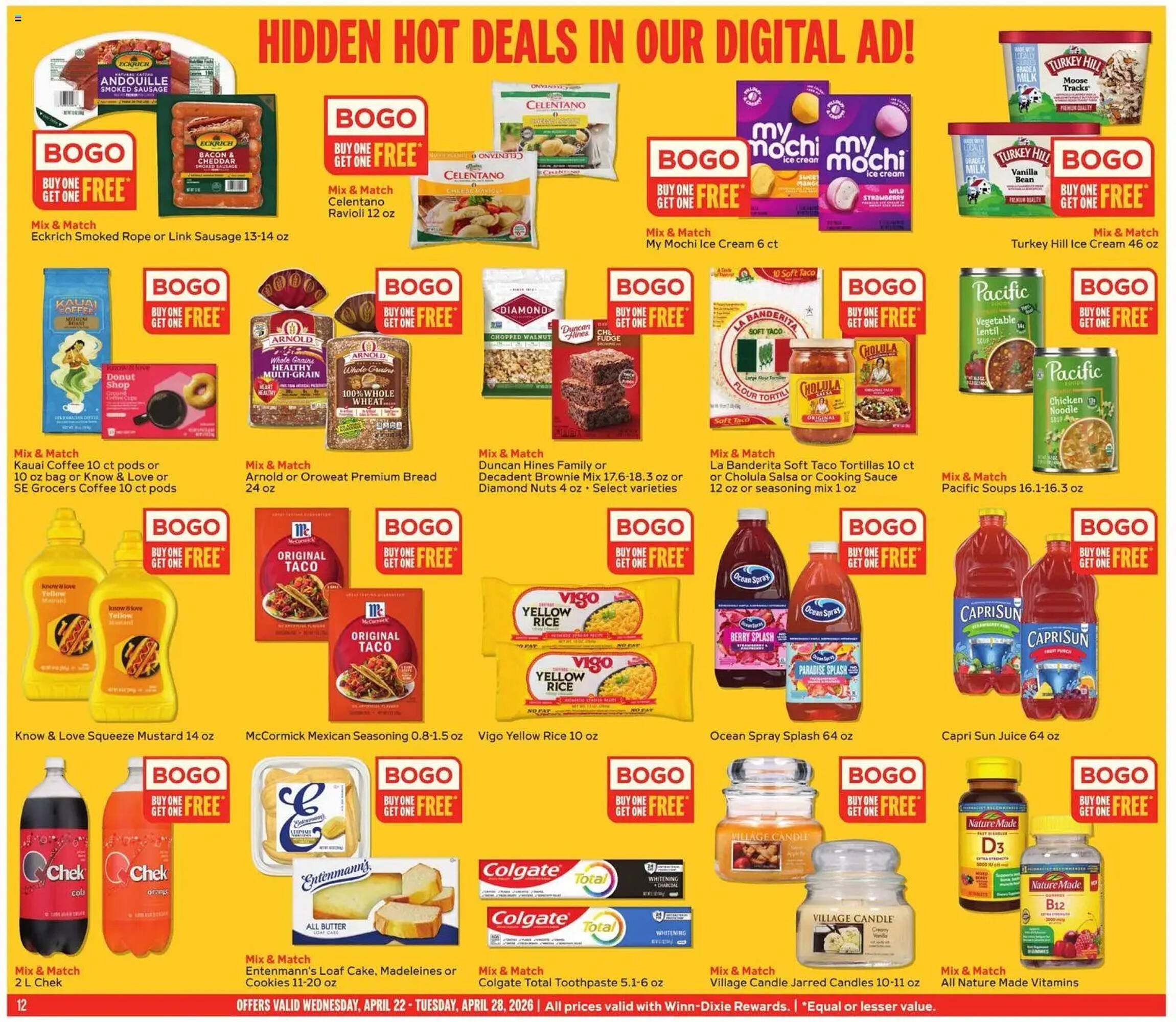 Winn Dixie weekly ad