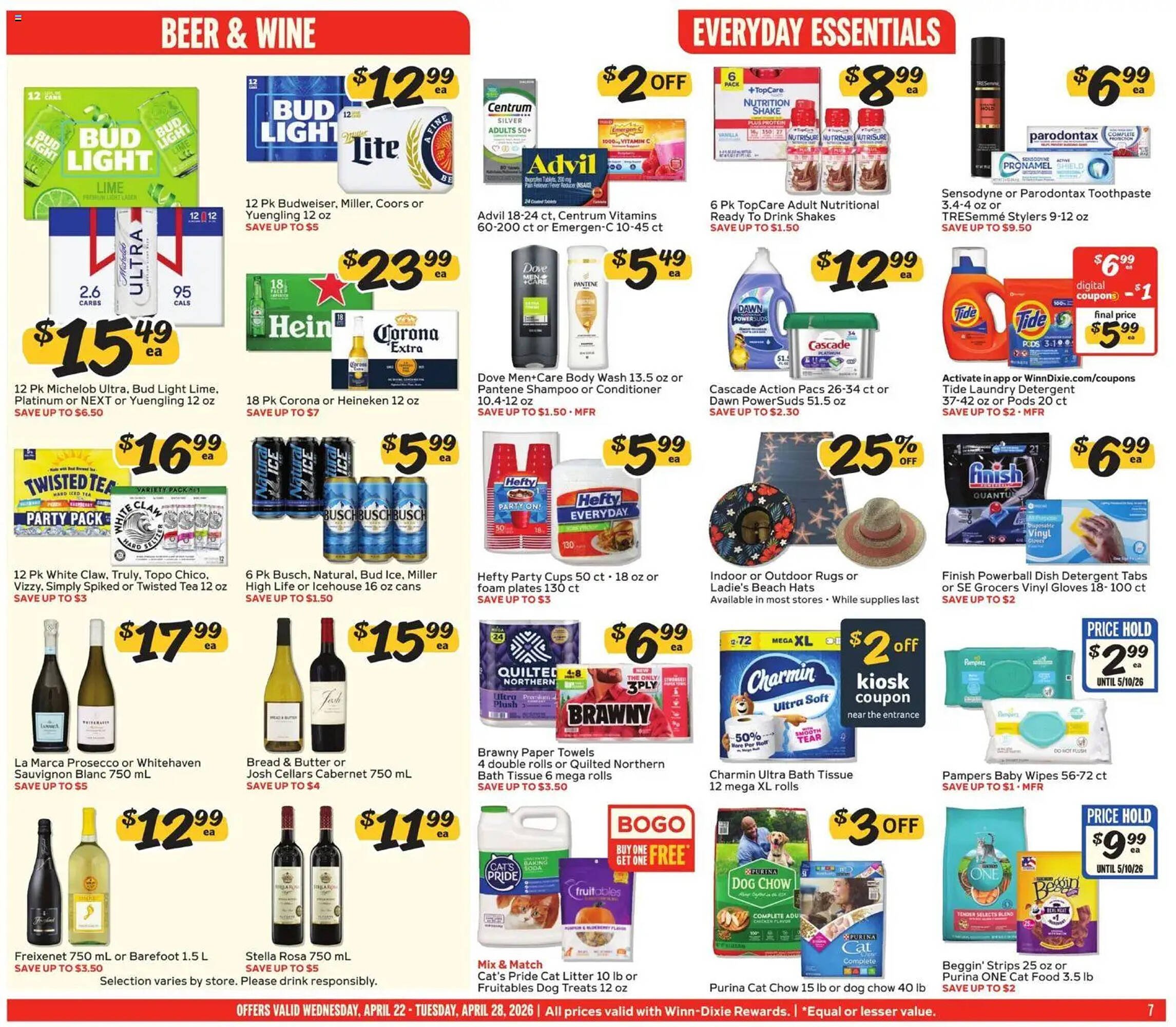 Winn Dixie weekly ad