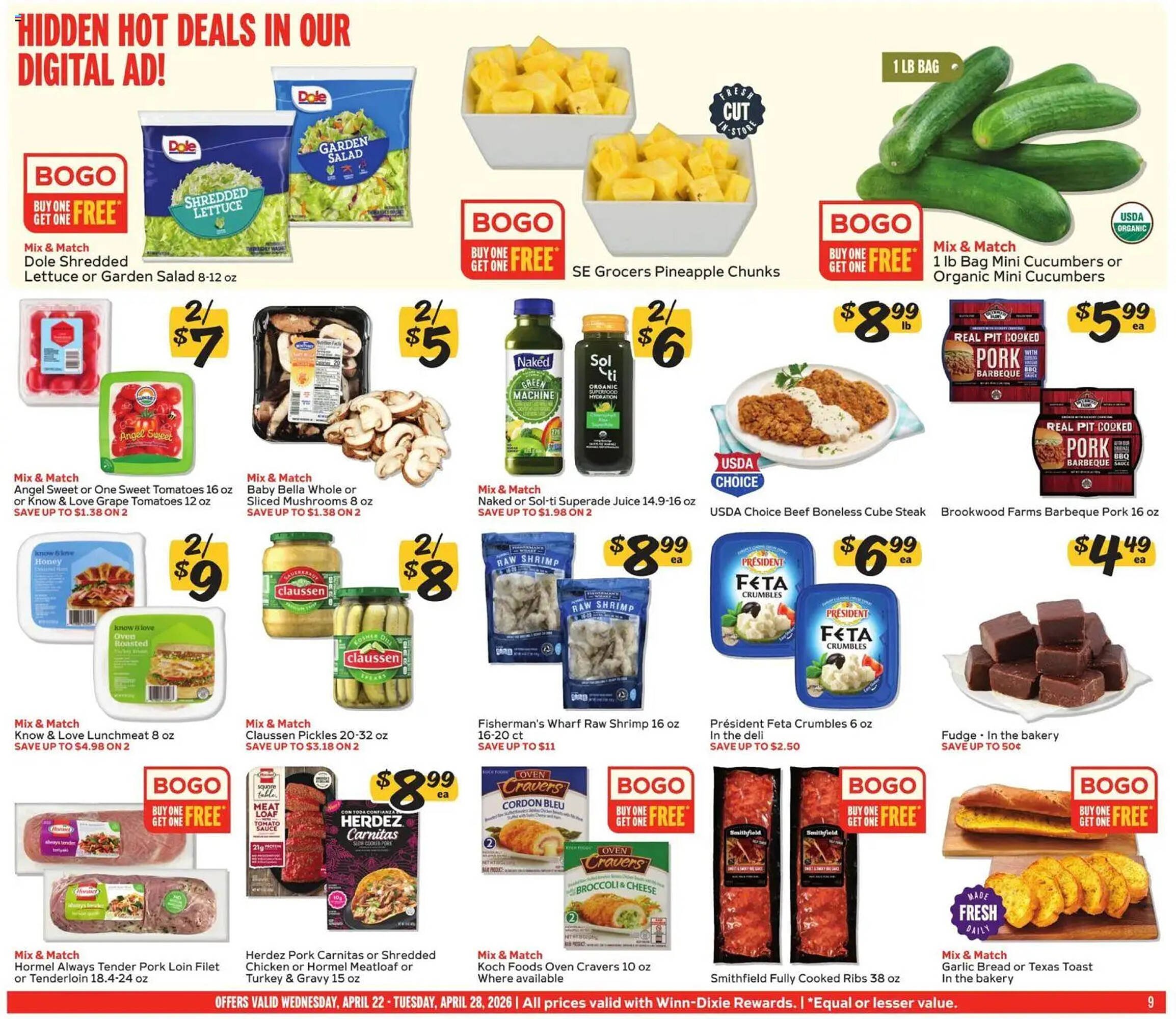 Winn Dixie weekly ad