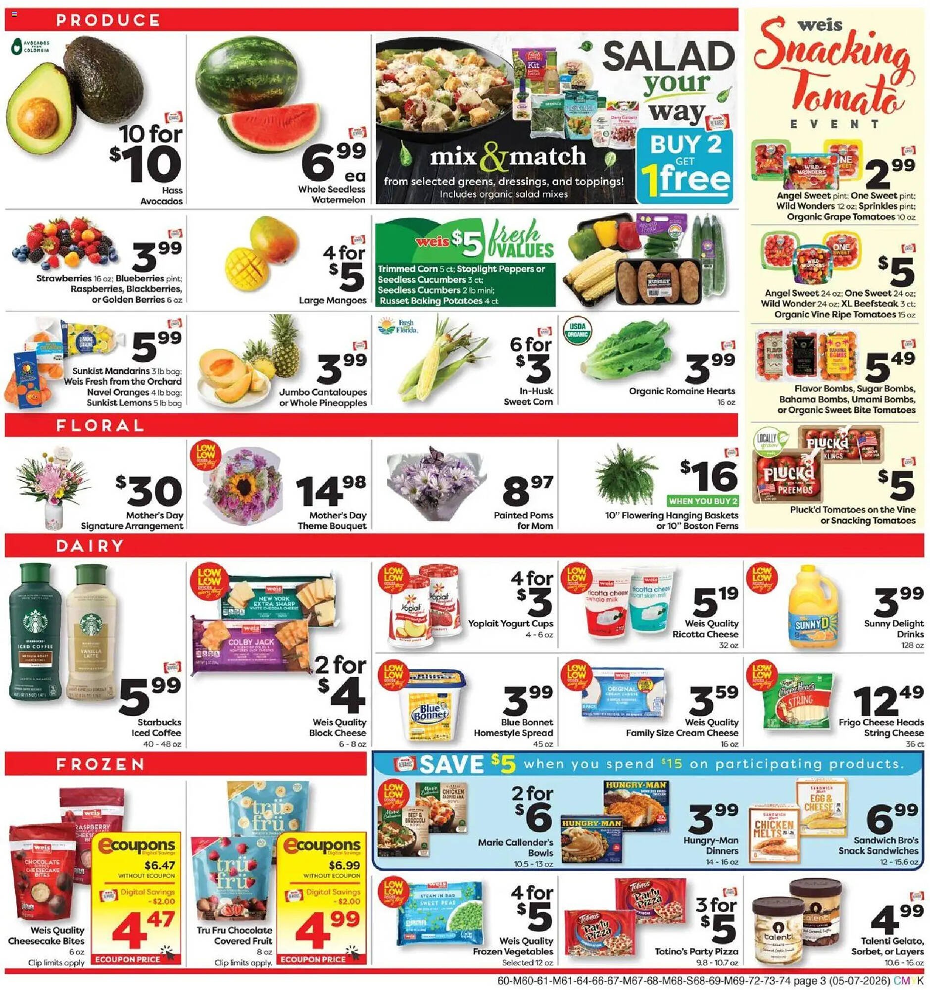 Weis Markets weekly ad