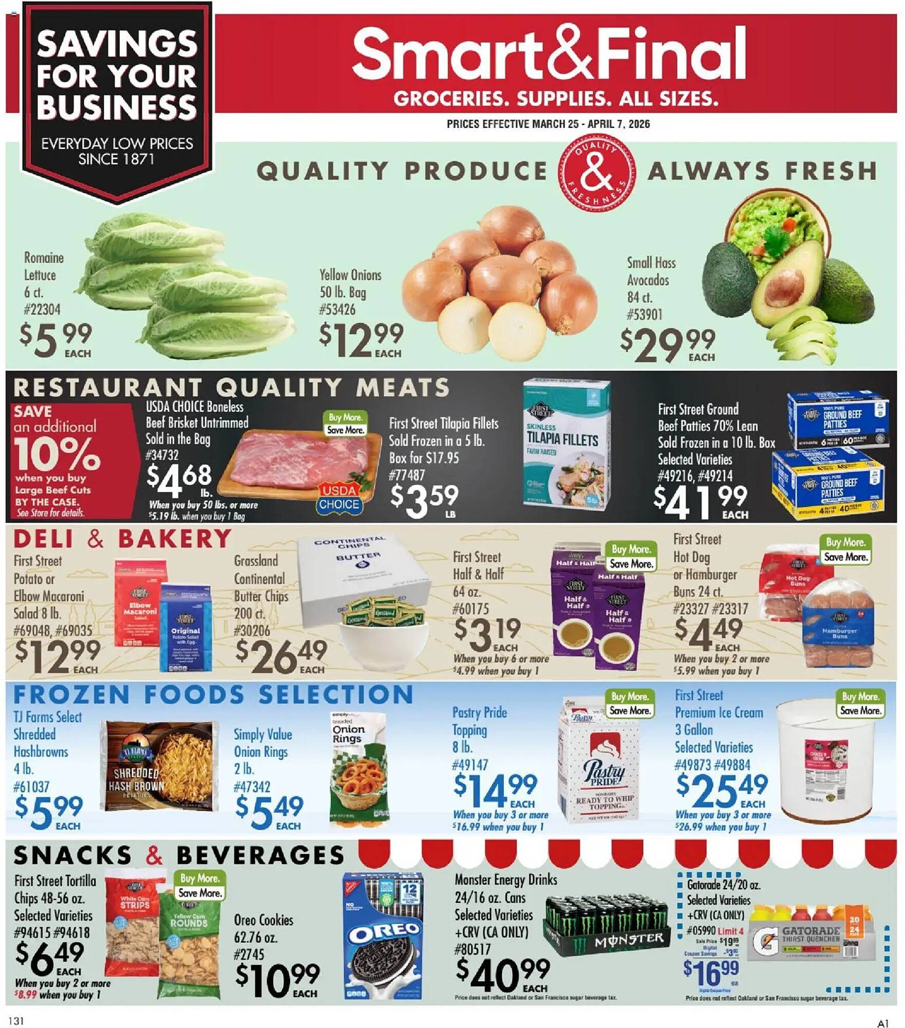 Smart &amp; Final weekly ad