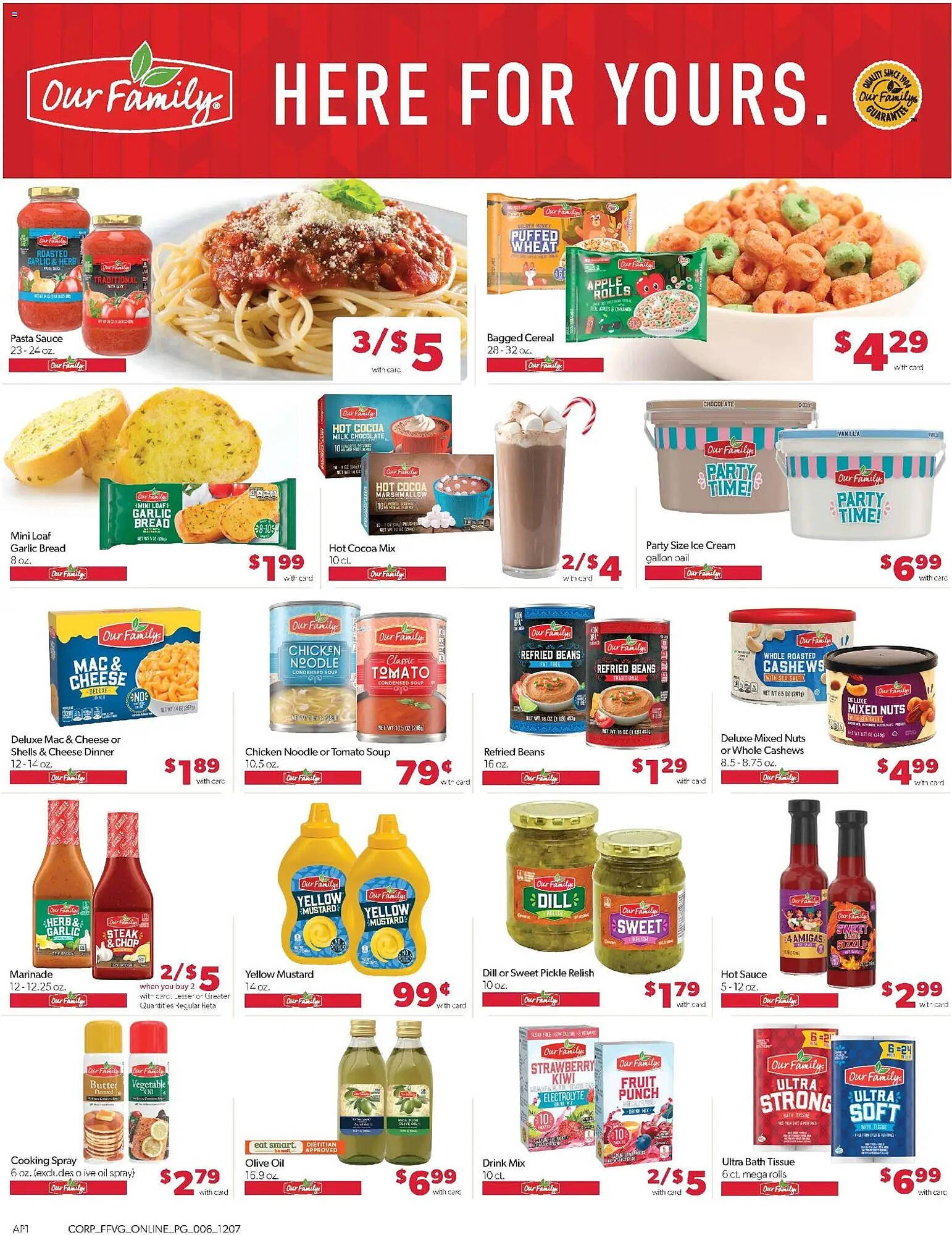 Family Fare weekly ad