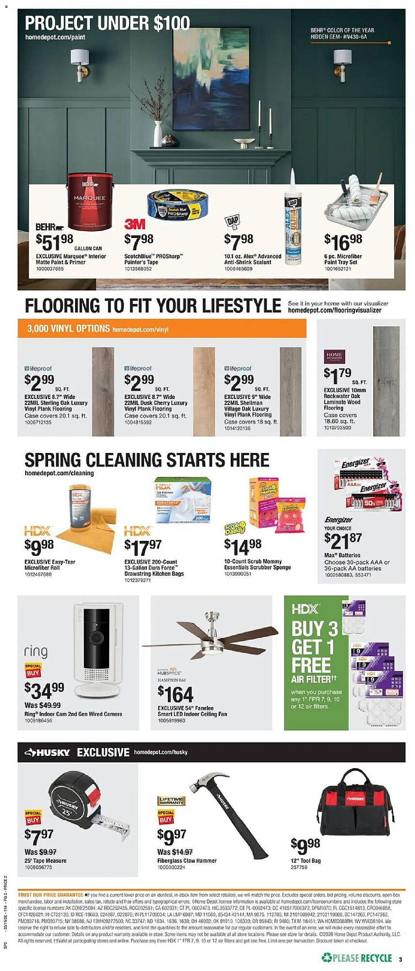 The Home Depot flyer
