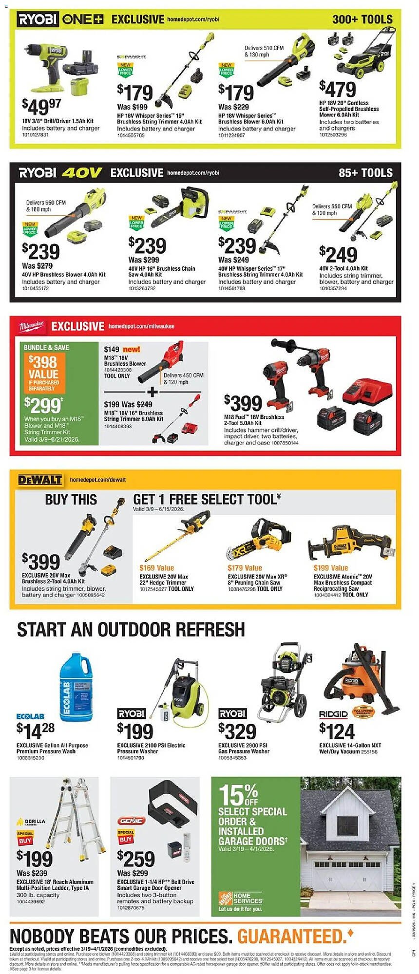 The Home Depot flyer