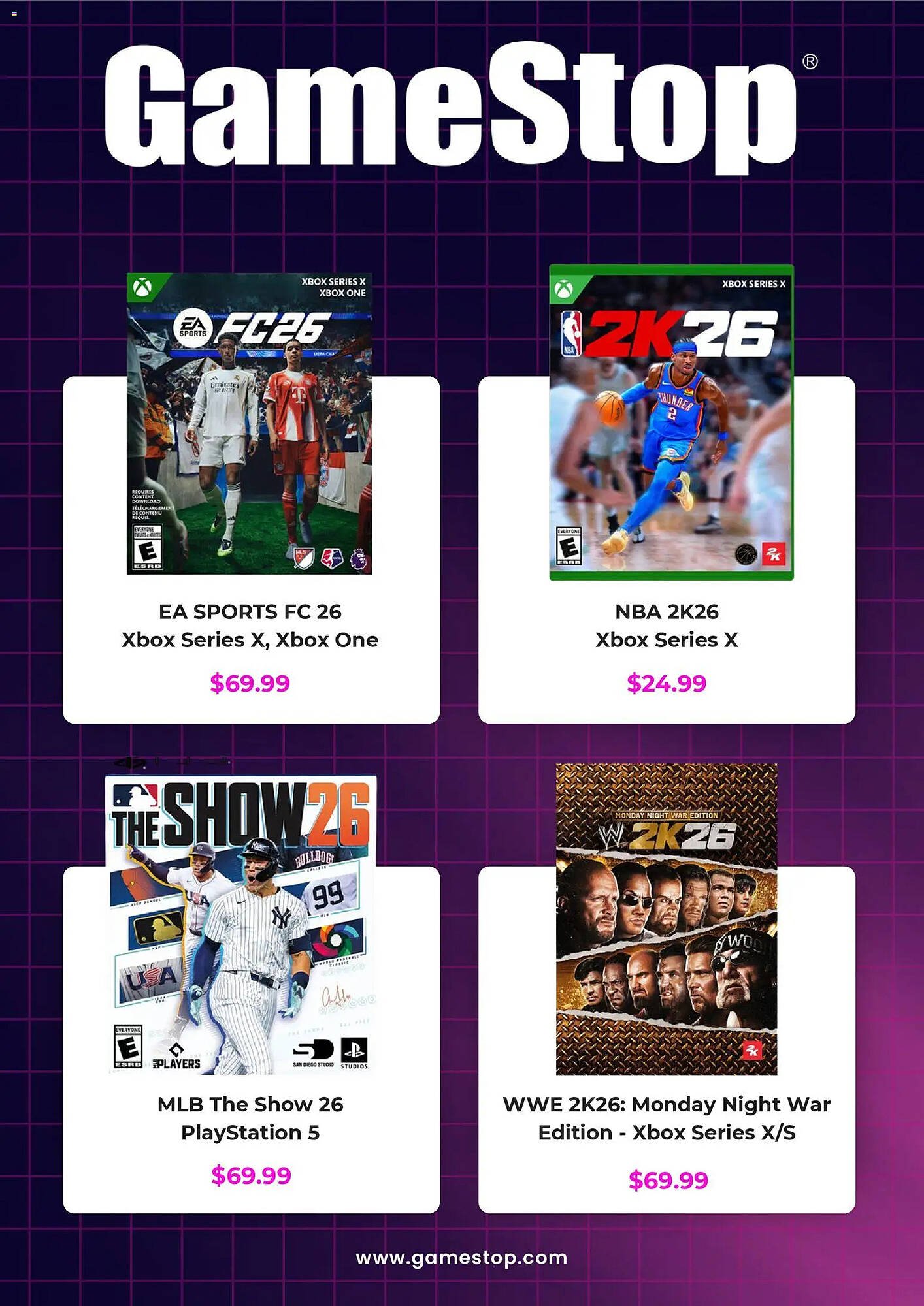 Game Stop weekly ad