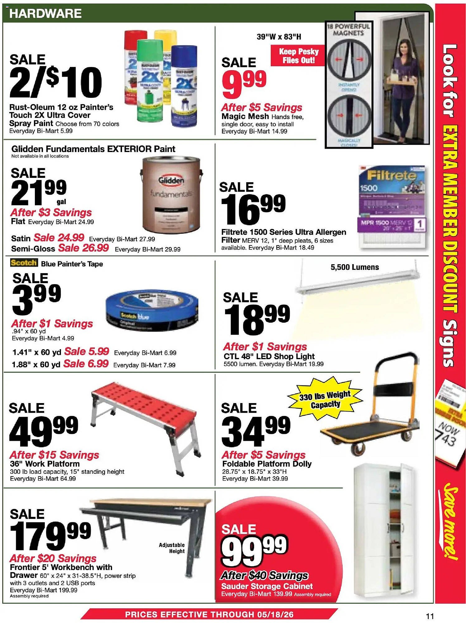 Bi-Mart weekly ad