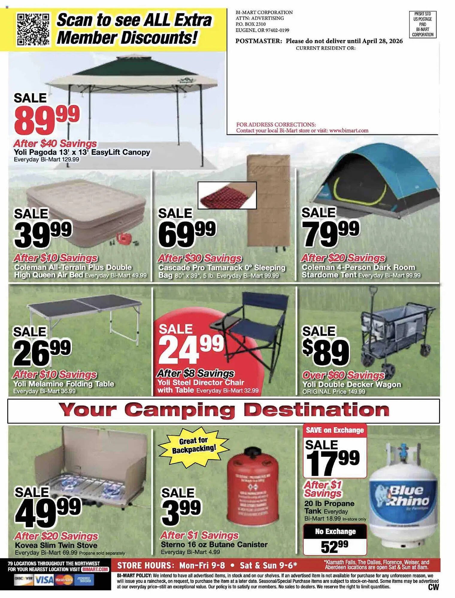 Bi-Mart weekly ad