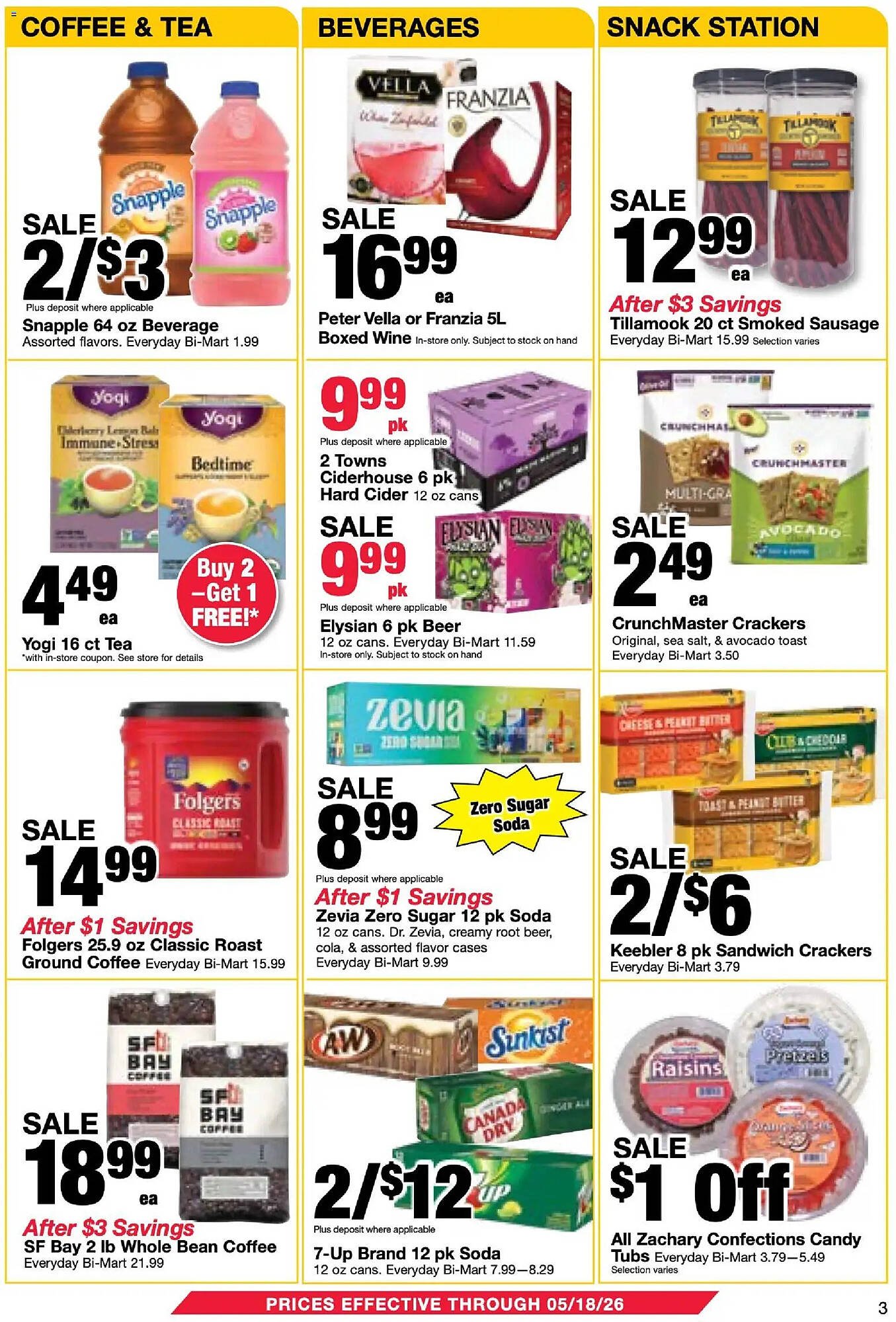 Bi-Mart weekly ad