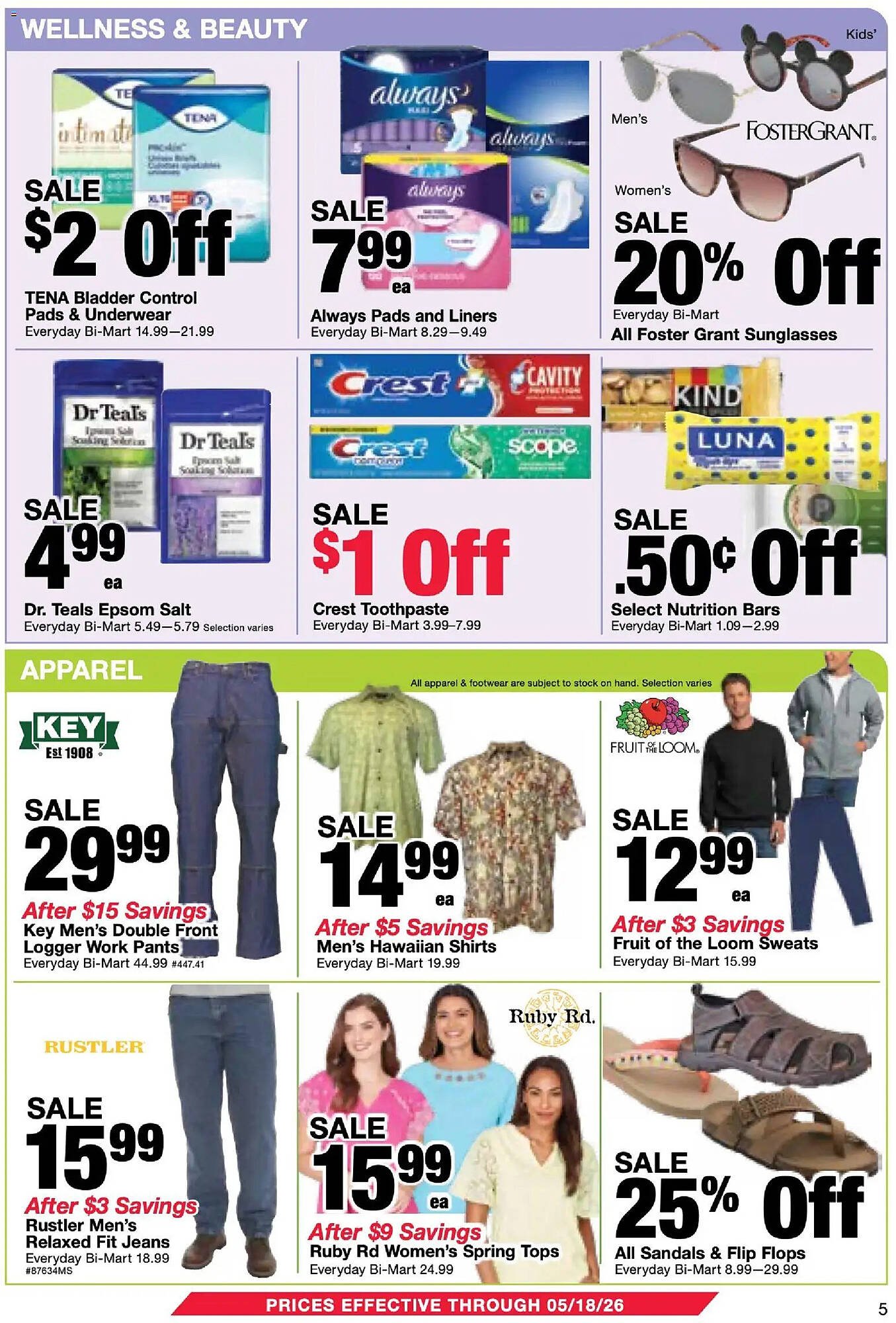Bi-Mart weekly ad